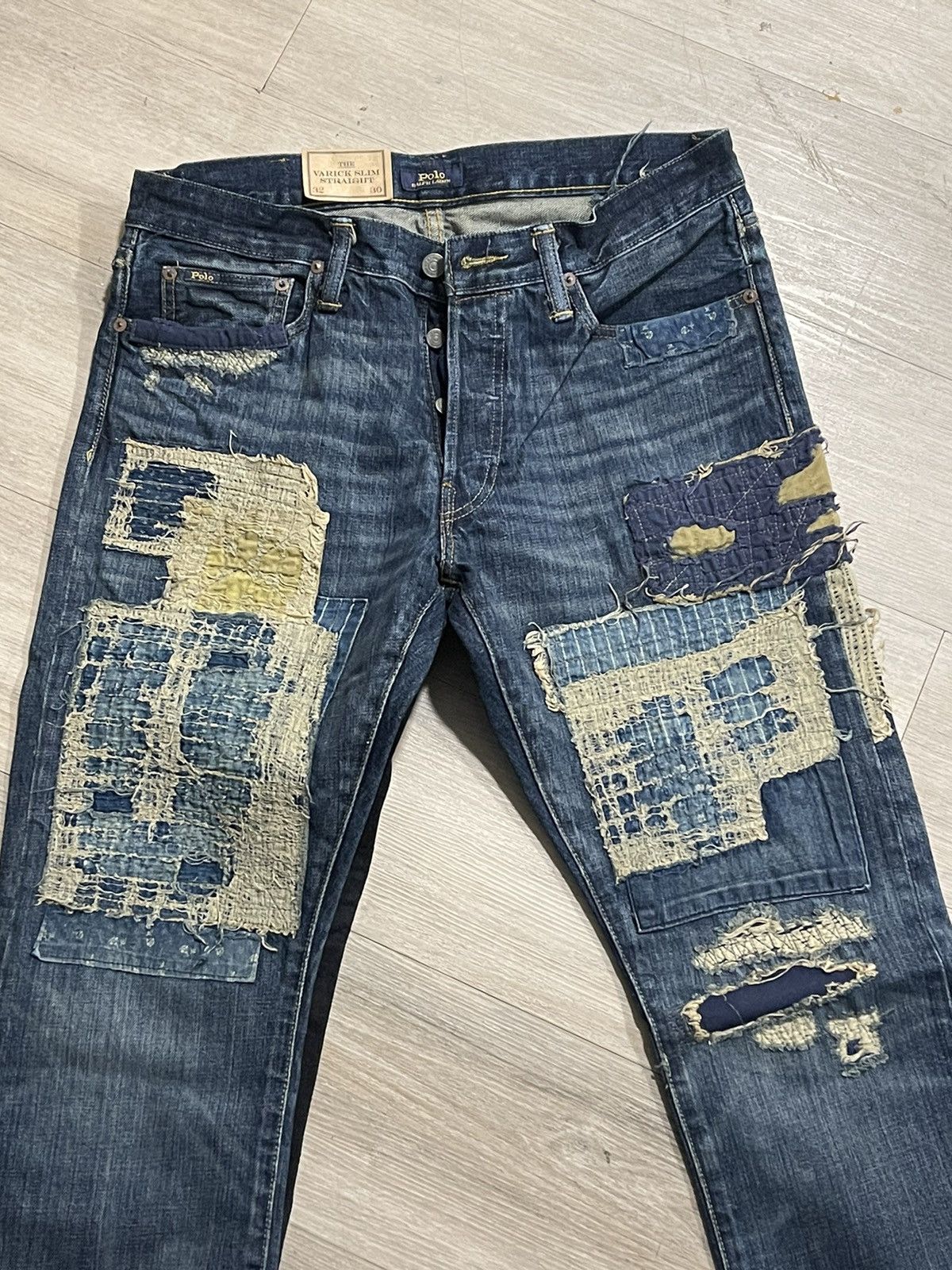 Polo Ralph Lauren Polo Ralph Lauren Varick Slim Rope dyed BORO method Size US 32 / EU 48 - 23 Thumbnail