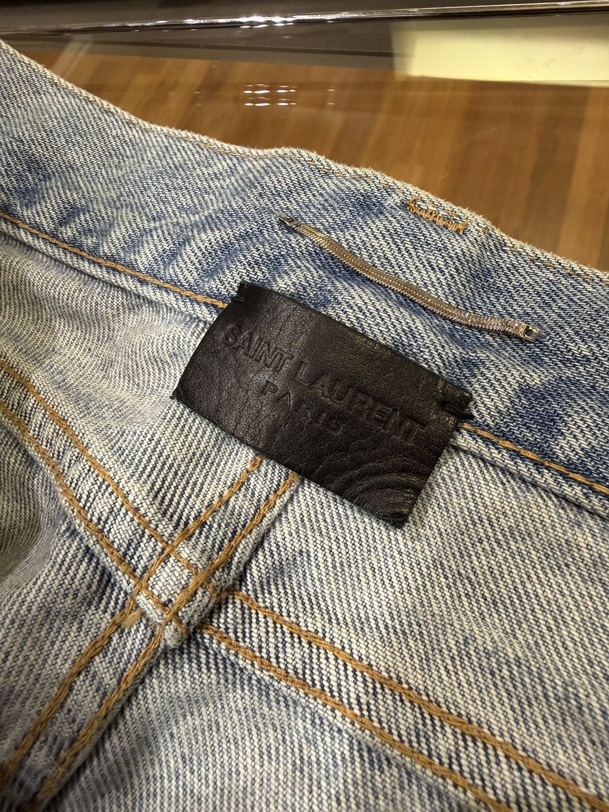 Saint Laurent Paris Saint Laurent Skinny Denim Jeans Size US 30 / EU 46 - 3 Thumbnail