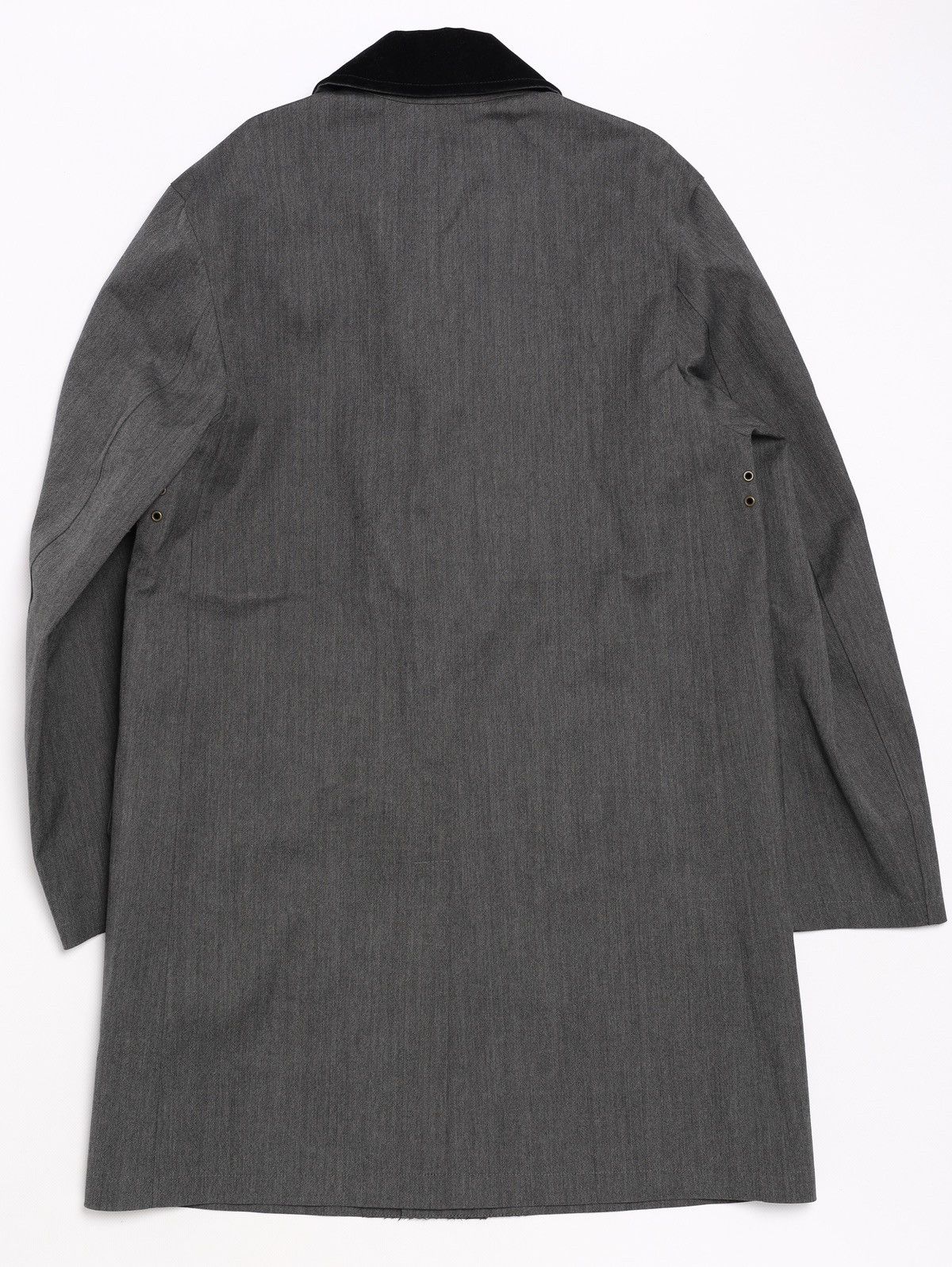 Mackintosh Mackintosh Scotland Wool Coat Gray Rubber Proofed Jacket Size US S / EU 44-46 / 1 - 14 Thumbnail