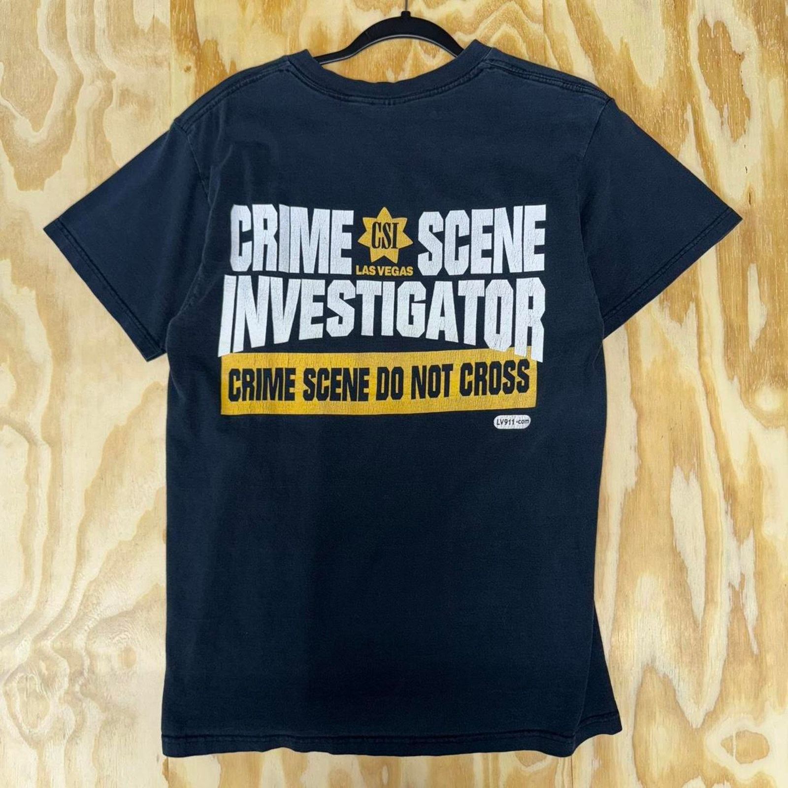 Fruit Of The Loom Vintage y2k crime scene las vegas t-shirt Size US M / EU 48-50 / 2 - 1 Thumbnail