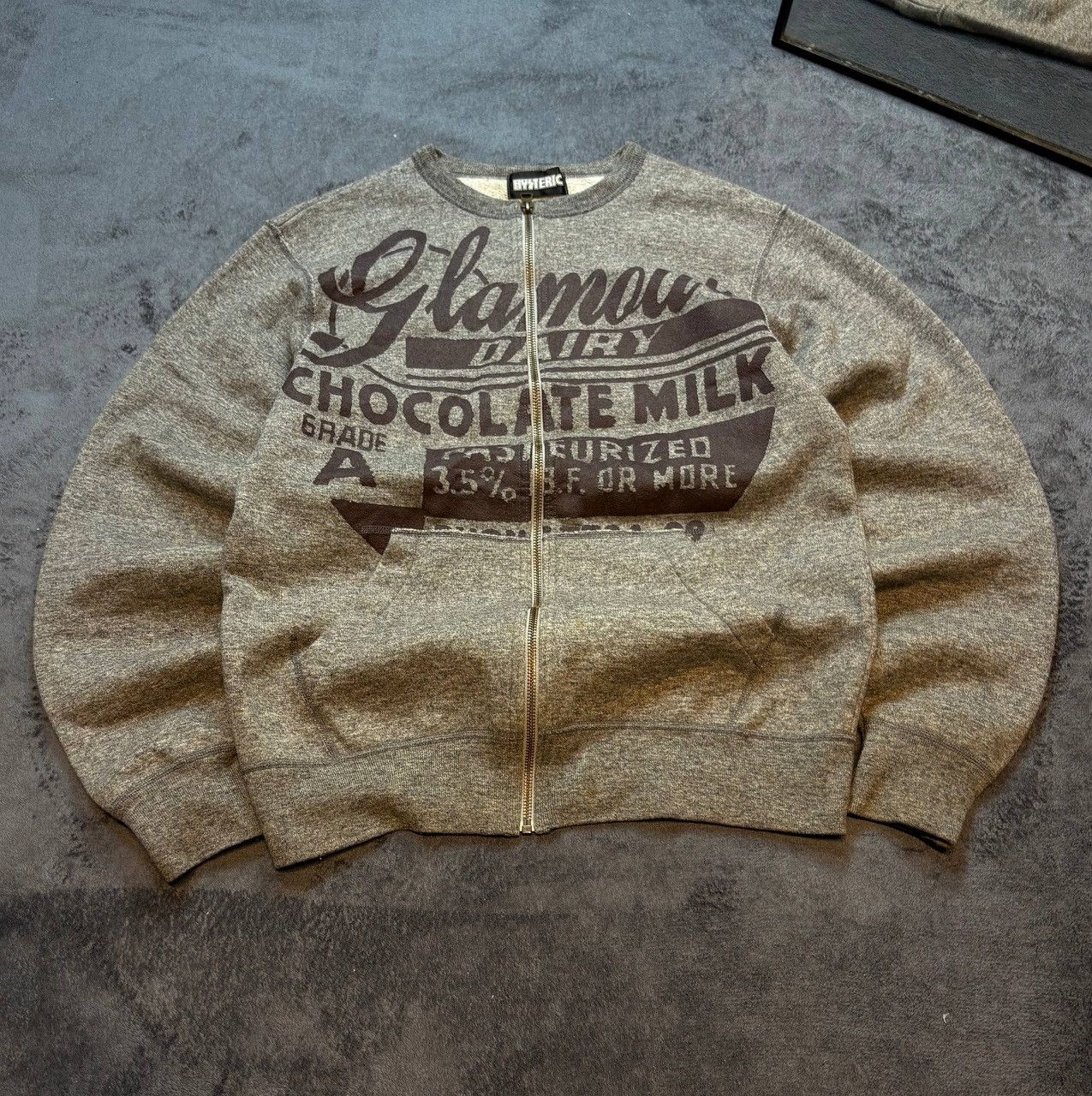 Hysteric Glamour Hysteric Glamour Dairy Milk Y2k Zip Sweatshirt Rare Size US M / EU 48-50 / 2 - 3 Thumbnail
