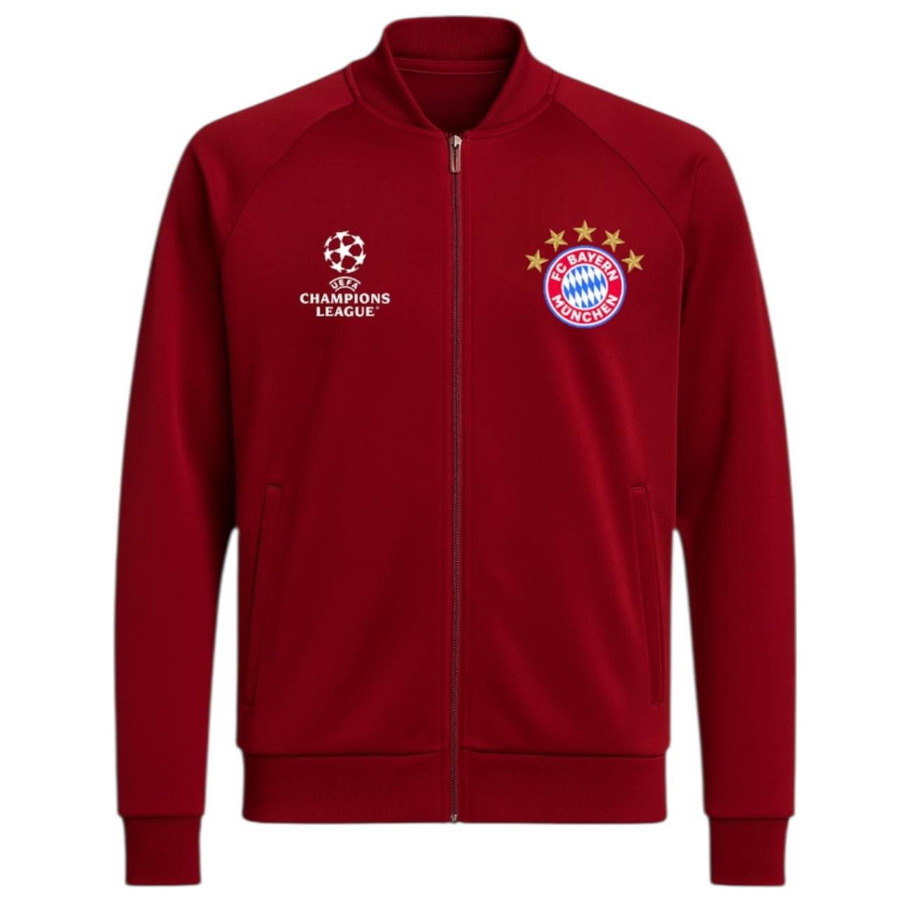 Adidas 2016 BAYERN MUNICH CHAMPION LEAGUE SOCCER ZIP JACKET ADIDAS Size US XL / EU 56 / 4 - 1 Thumbnail