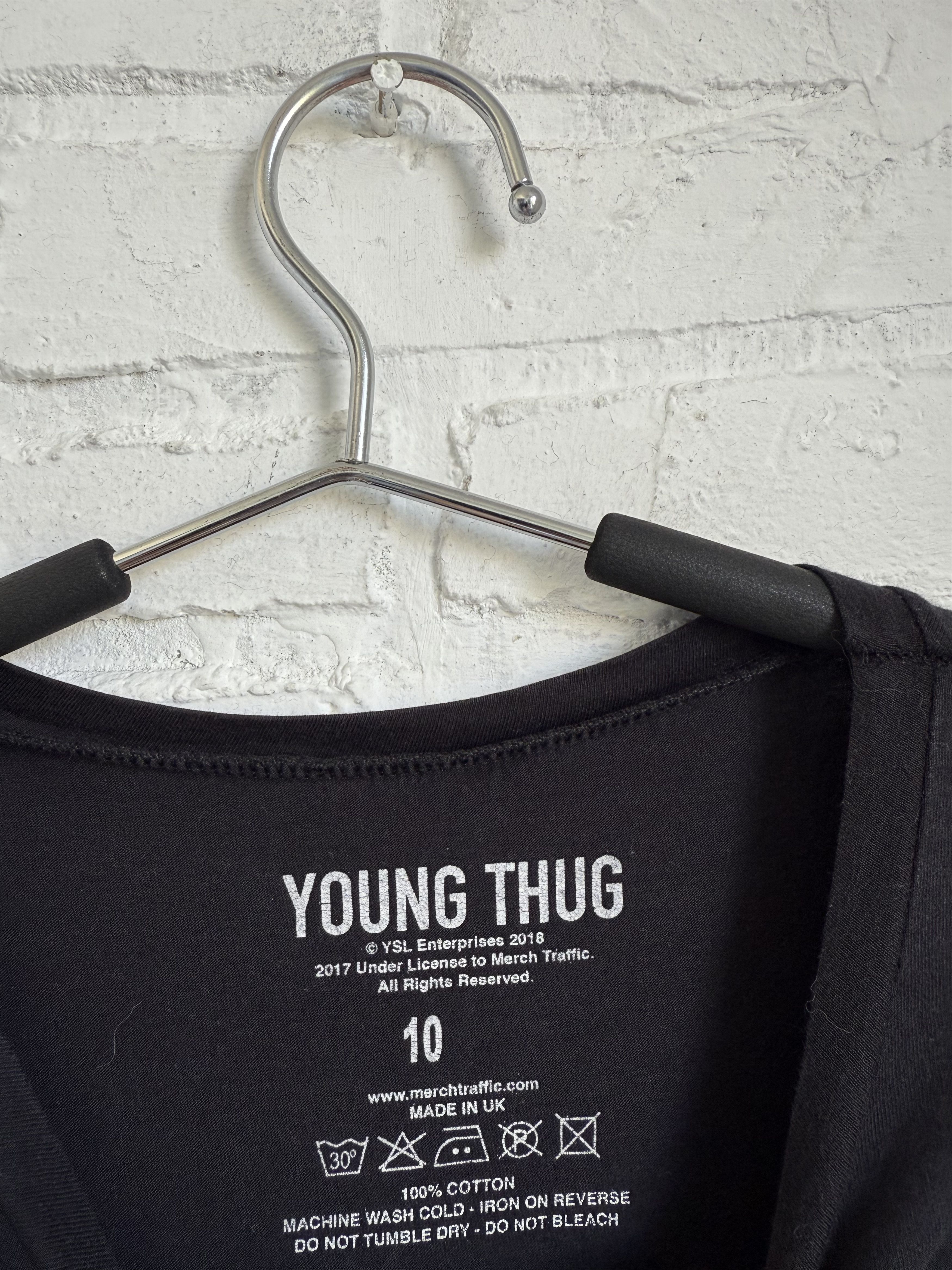 Rap Tees 2017 Young Thug Thugger tour rap angel t-shirt Size US L / EU 52-54 / 3 - 3 Thumbnail