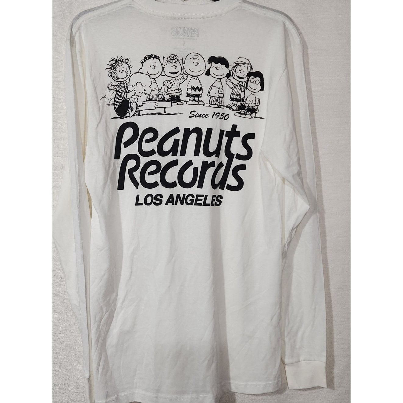 Peanuts Peanuts records Los Angels men's small long sleeve shirt Size US S / EU 44-46 / 1 - 1 Thumbnail