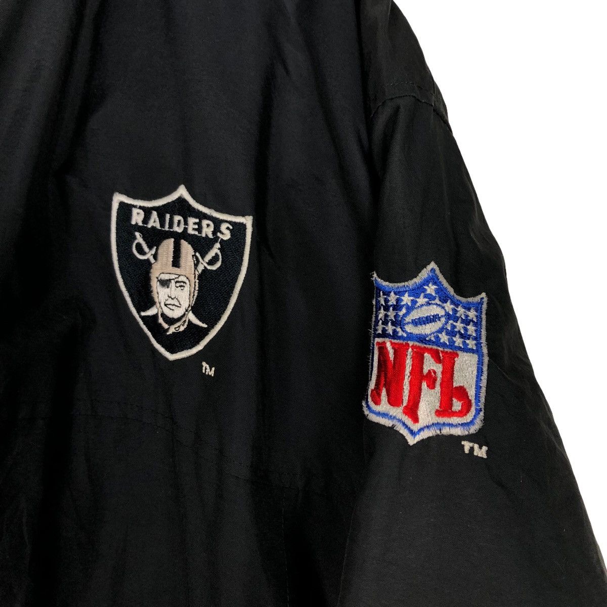 NFL 🔥Vintage Bomber Jacket Starter NFL Raiders Big Logo Size US S / EU 44-46 / 1 - 16 Thumbnail