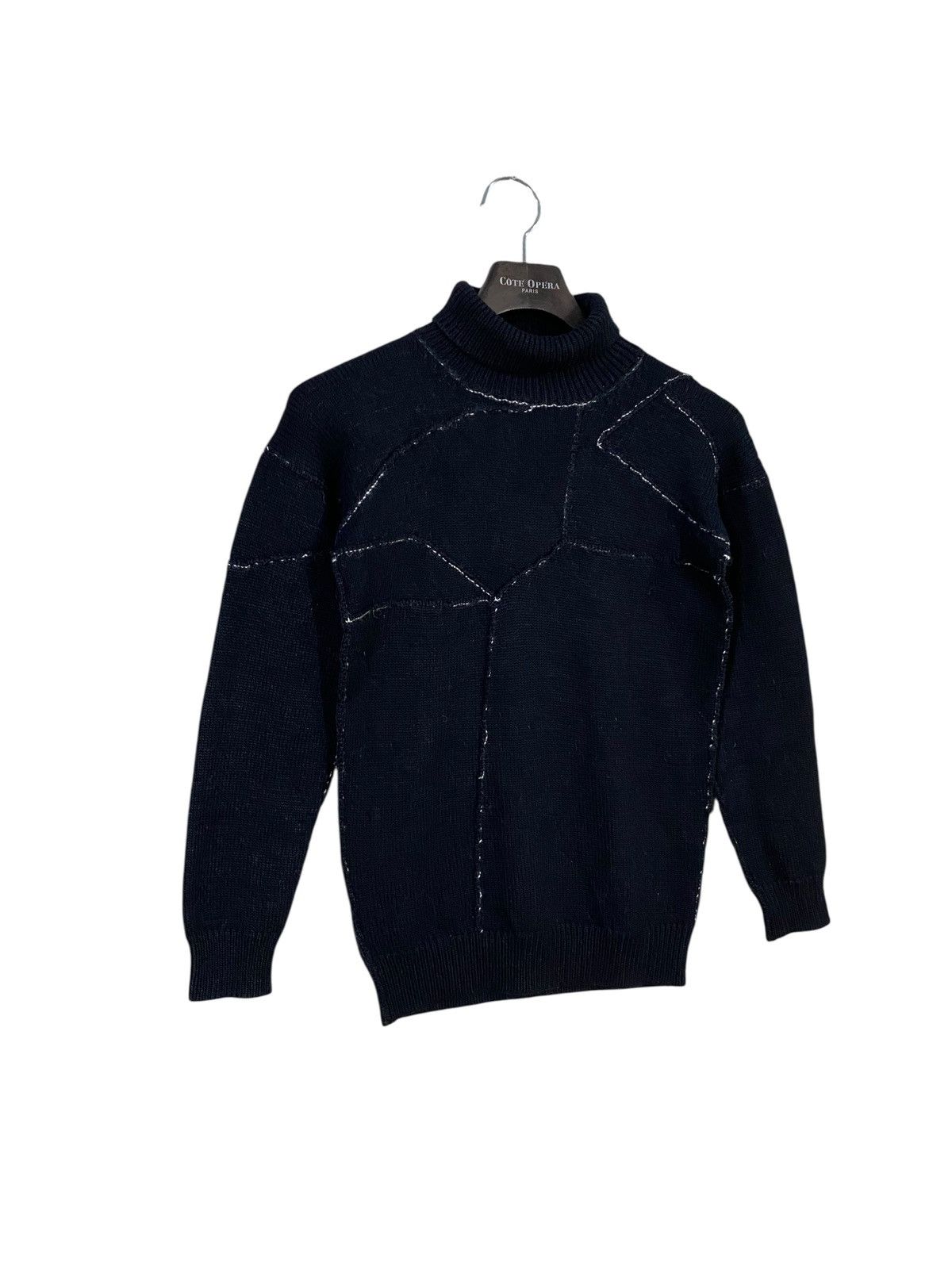 Y's Vintage y's by yohji yamamoto knit wool sweater black rarest Size US M / EU 48-50 / 2 - 3 Thumbnail