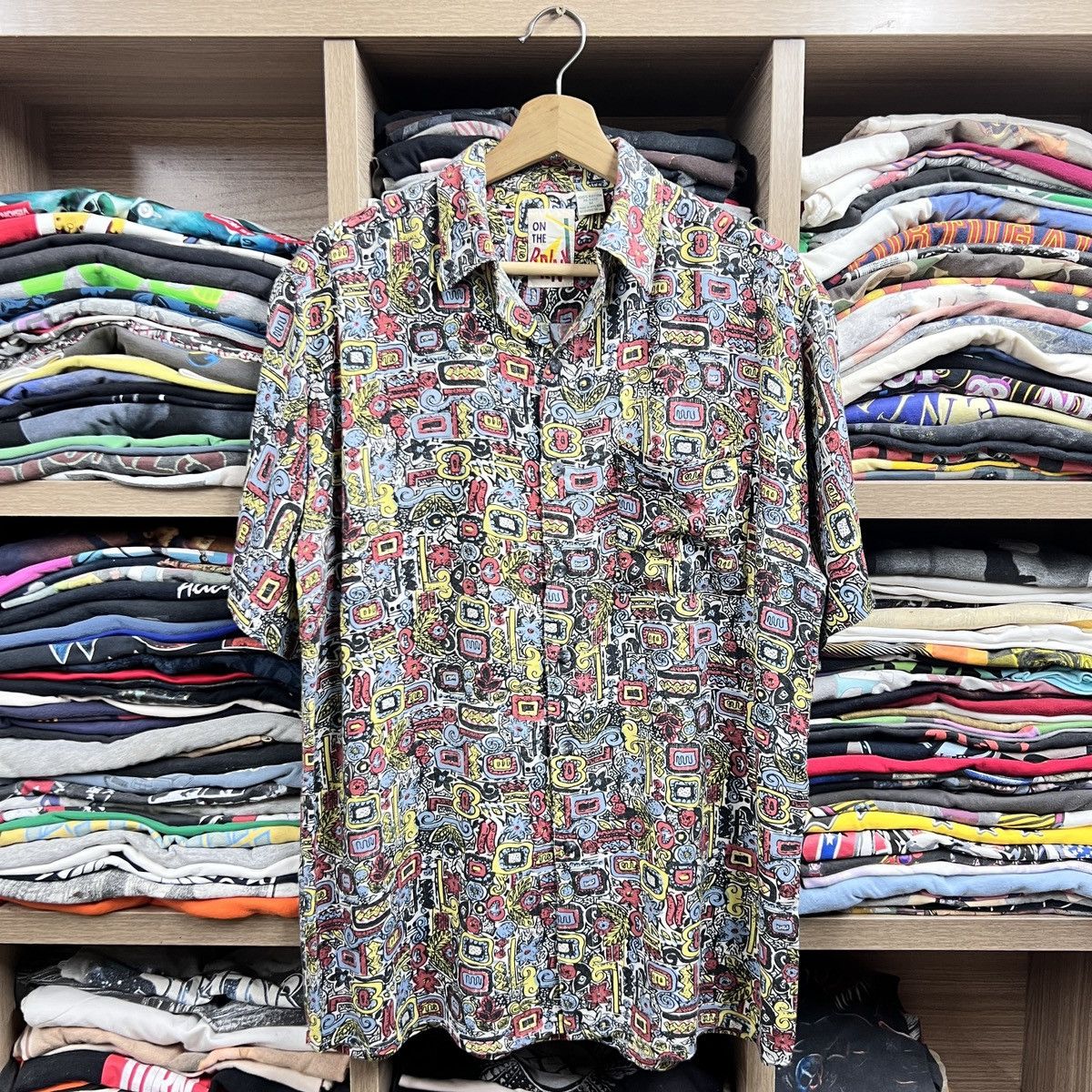 Vintage VTG RAYON BUTTON SHIRT SIZE MEDIUM Size US M / EU 48-50 / 2 - 1 Thumbnail