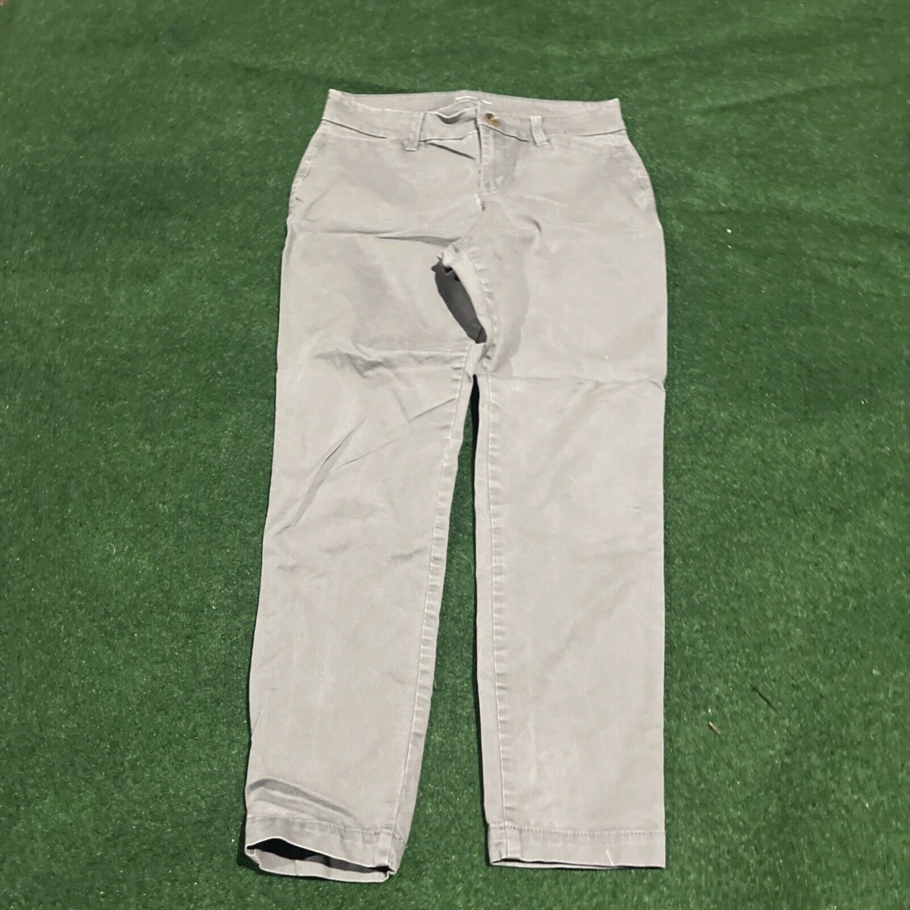 Old Navy Women's Gray pants Old Navy Size 2 Petite Skinny 28x27 Size 28" / US 6 / IT 42 - 1 Thumbnail
