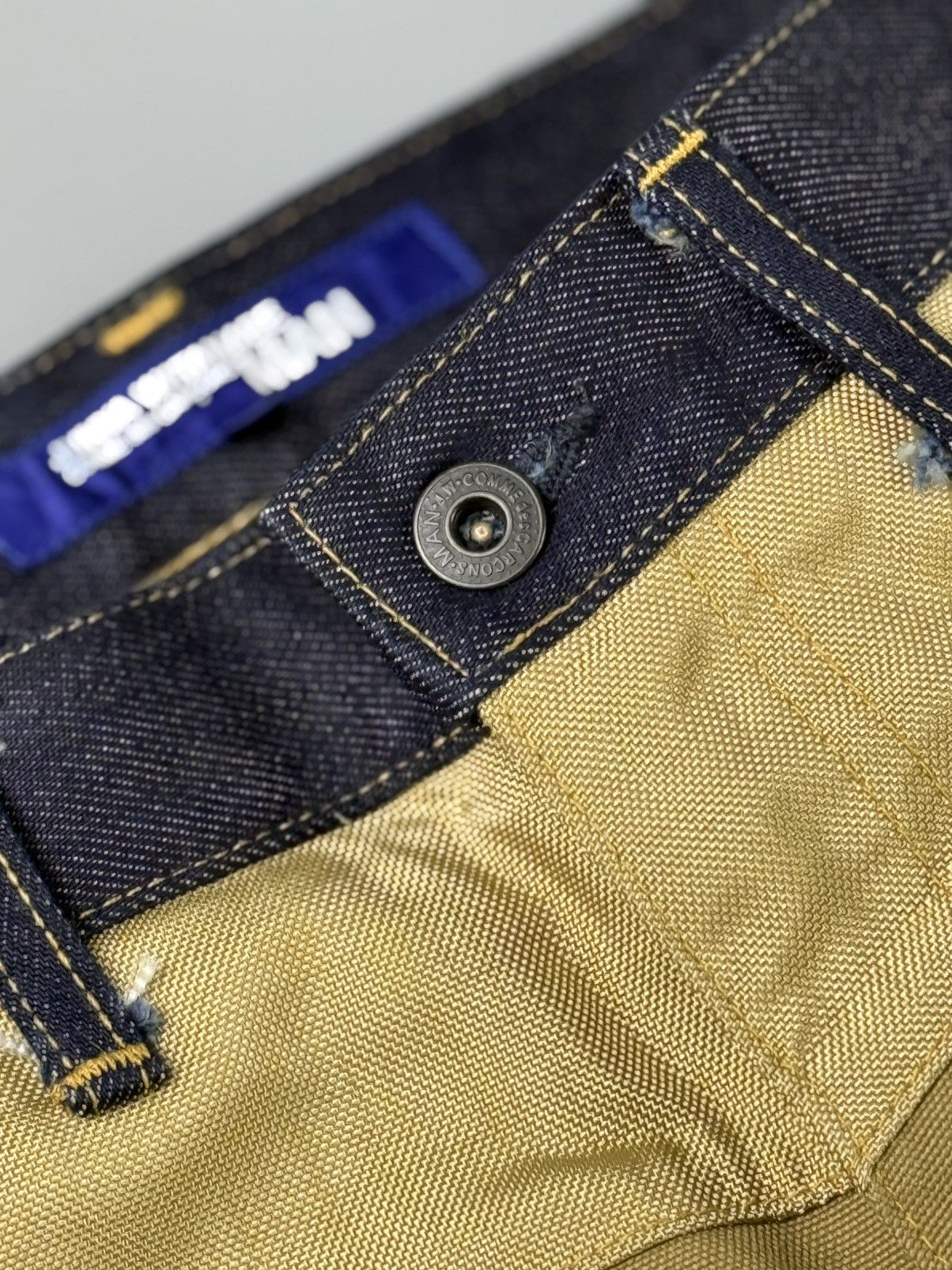 Junya Watanabe Junya Watanabe MAN - A/W18 - Reconstructed Denim Pants Size US 31 - 3 Thumbnail