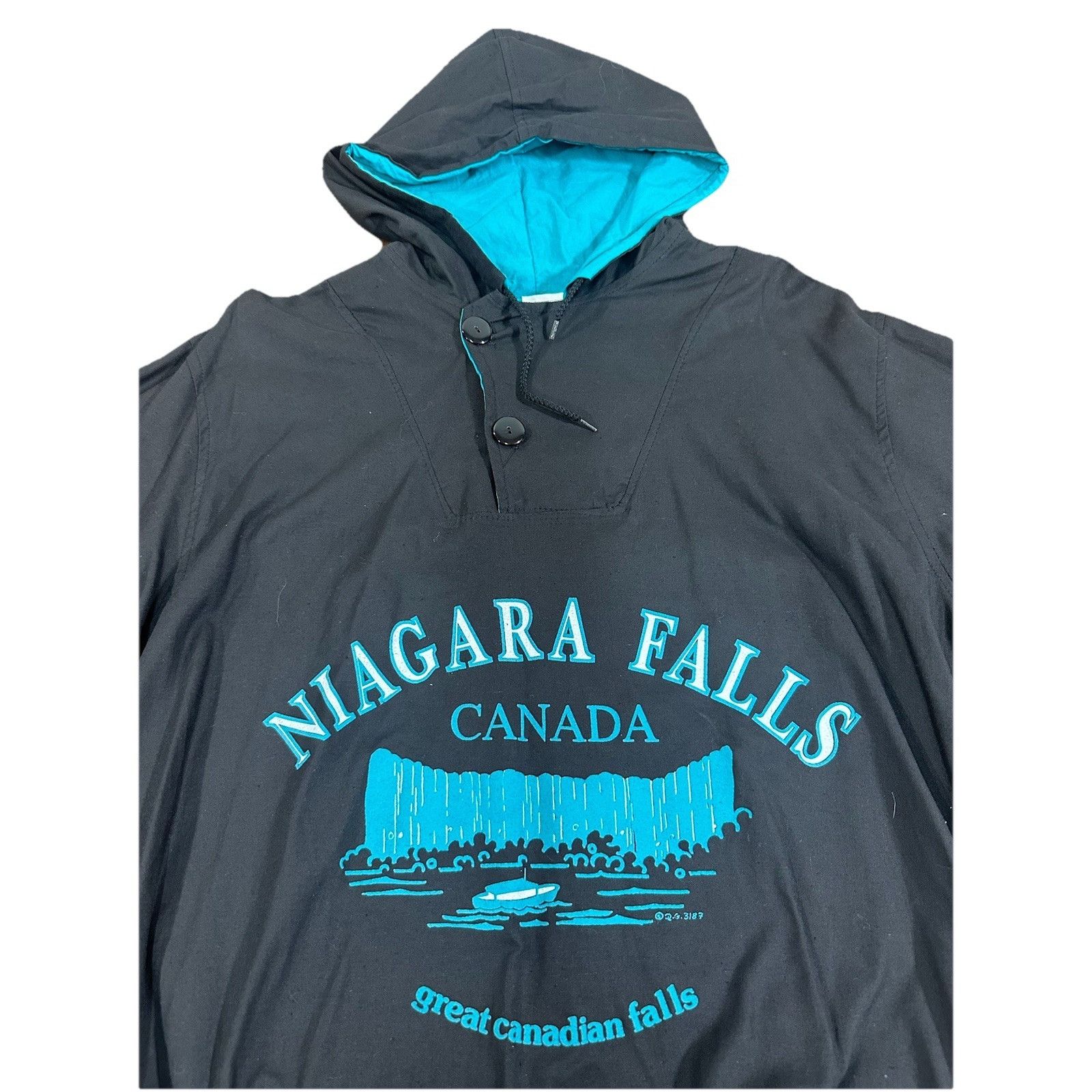 Vintage Vintage Niagara Falls Tourist Windbreaker Jacket Coat Canada Size US M / EU 48-50 / 2 - 2 Thumbnail