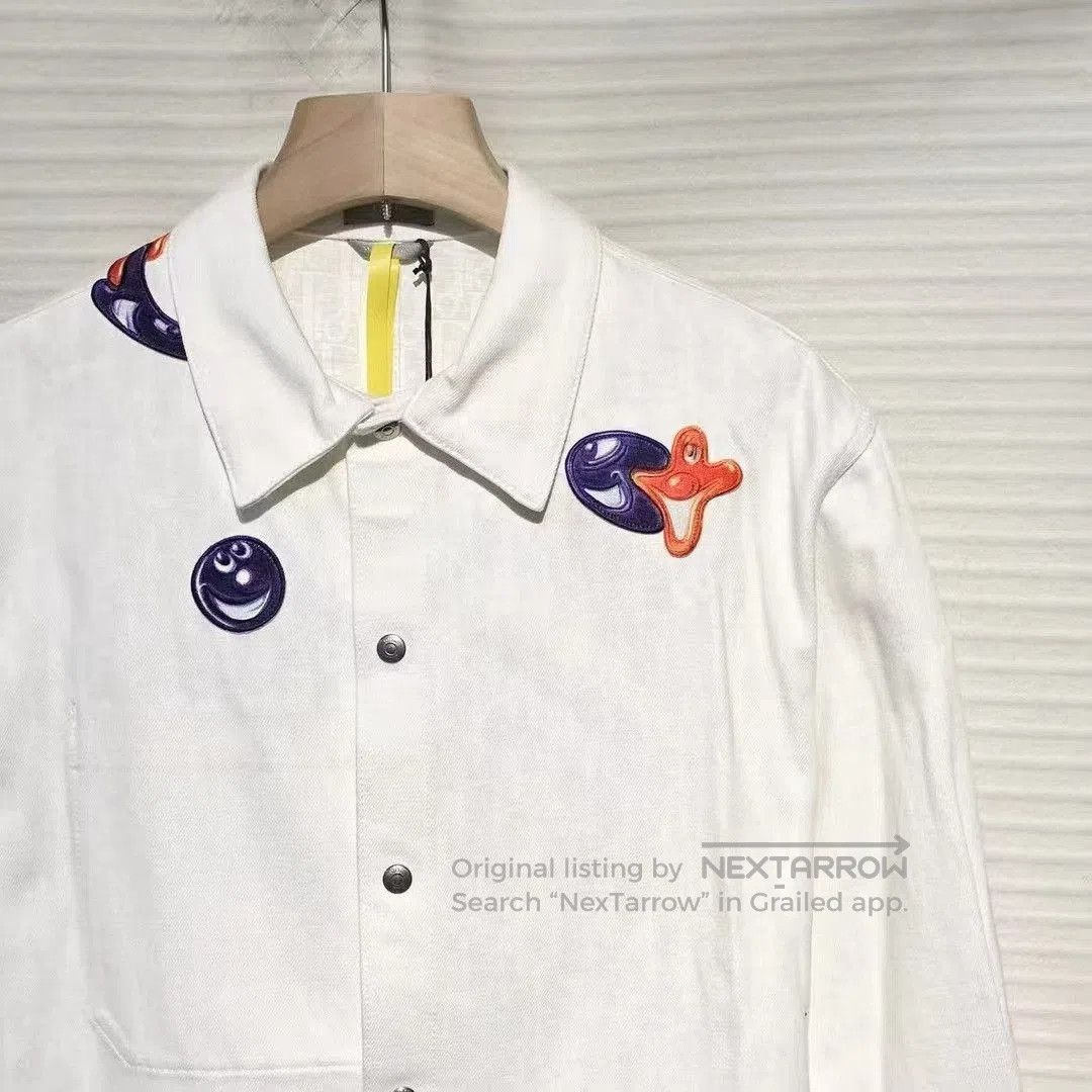 Dior DIOR x KENNY SCHARF Men's Solid Shirt Jacket. Size US S / EU 44-46 / 1 - 3 Thumbnail