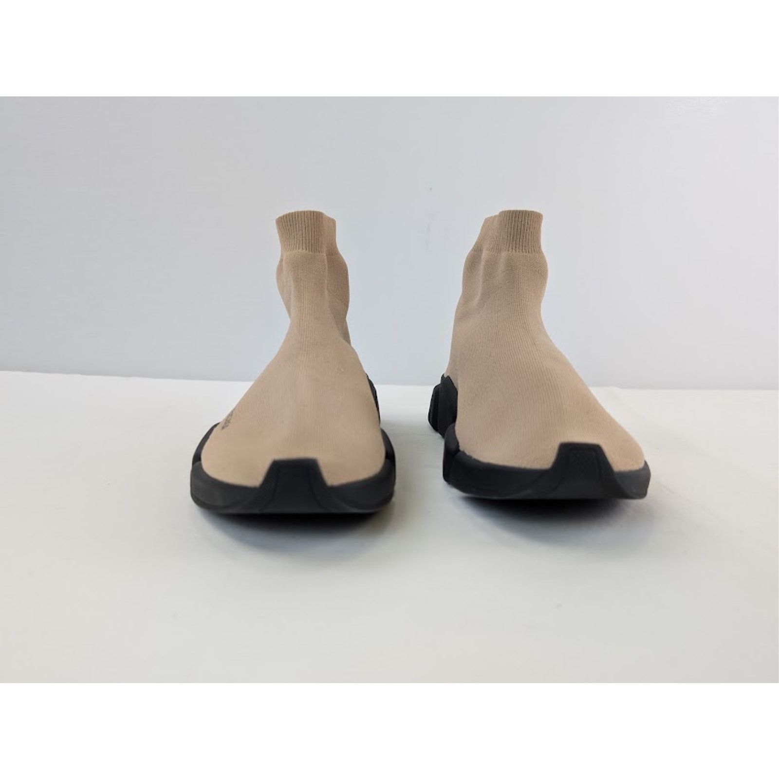 Balenciaga o1rshd1 Q:2 / Speed 2.0 LT Recycled Knit Sneaker in Beige Size US 10 / EU 43 - 9 Thumbnail