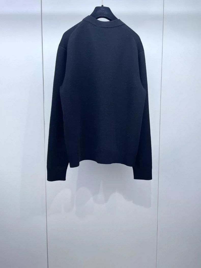 Gucci Gucci New black embroidered letter knitted cardigan jacket Size XS / US 0-2 / IT 36-38 - 2 Thumbnail
