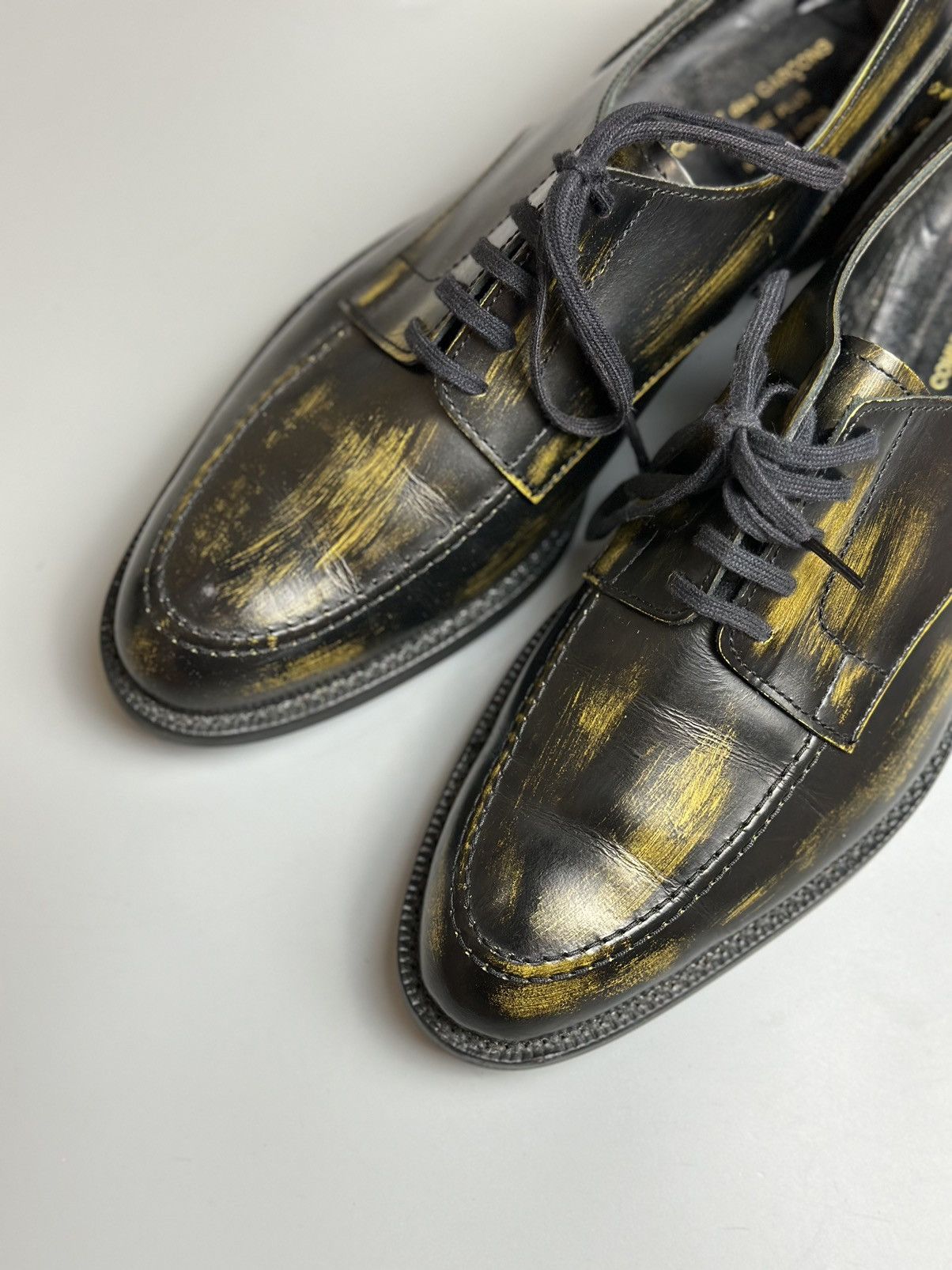 Rare Comme des Garcons Homme - Painted Laceup shoes