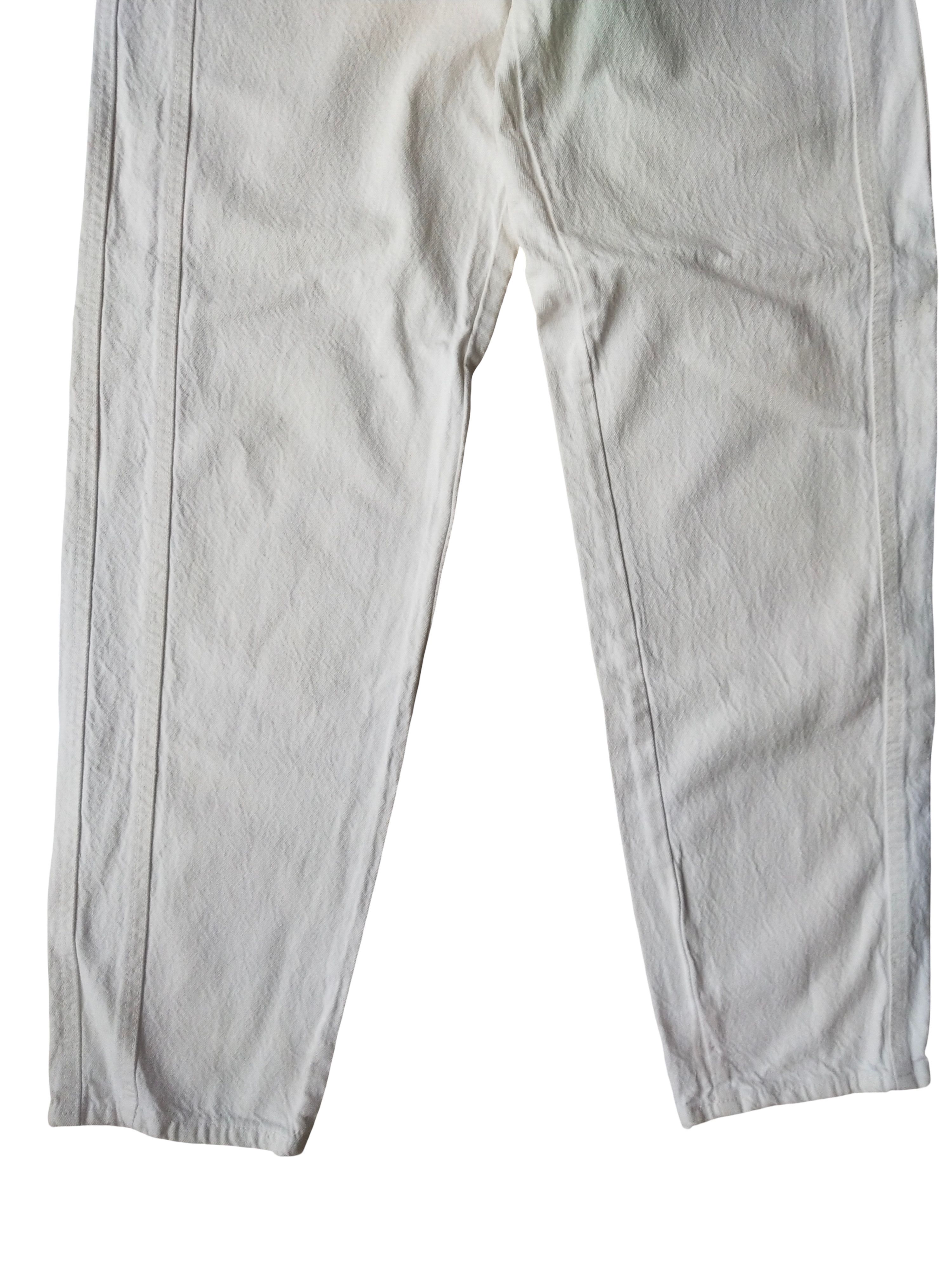Edwin Vintage 90s Edwin White Tapered Denim Pants Size US 28 / EU 44 - 3 Thumbnail