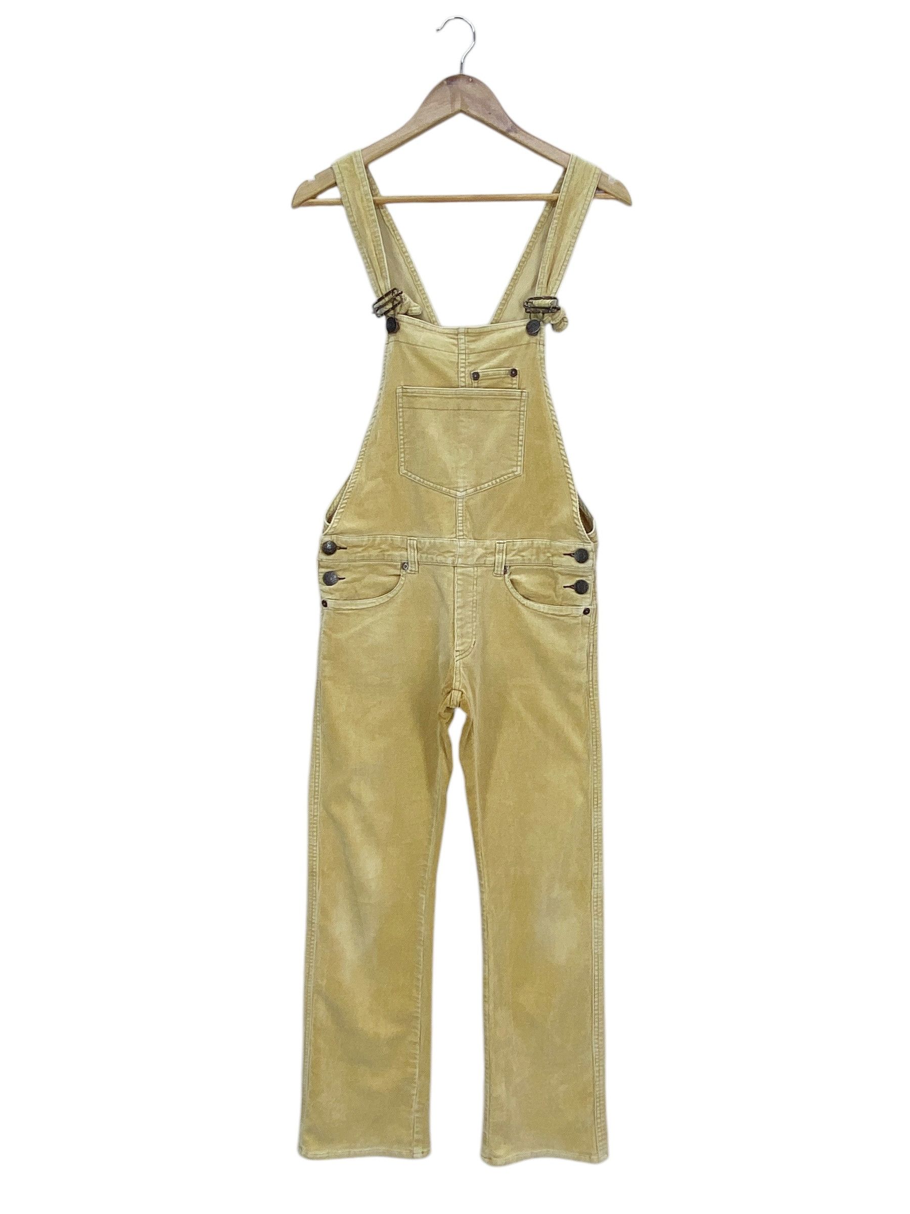 Japanese Brand X-girl Corduroy Bib Overalls Carpenter Jeans Size US 32 / EU 48 - 2 Thumbnail