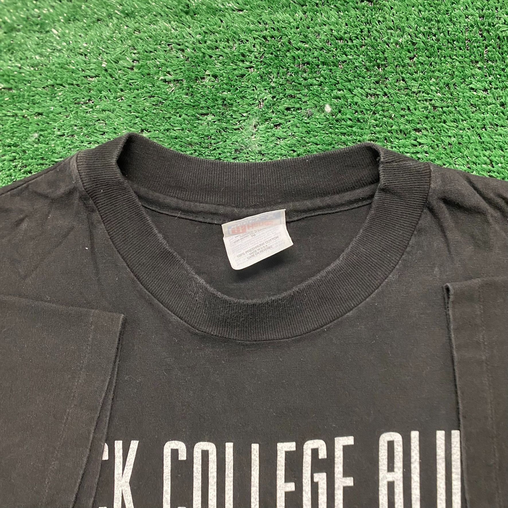 Hanes Vintage 90s Black College Alumni HBCU Single Stitch Tee Size US XL / EU 56 / 4 - 4 Thumbnail
