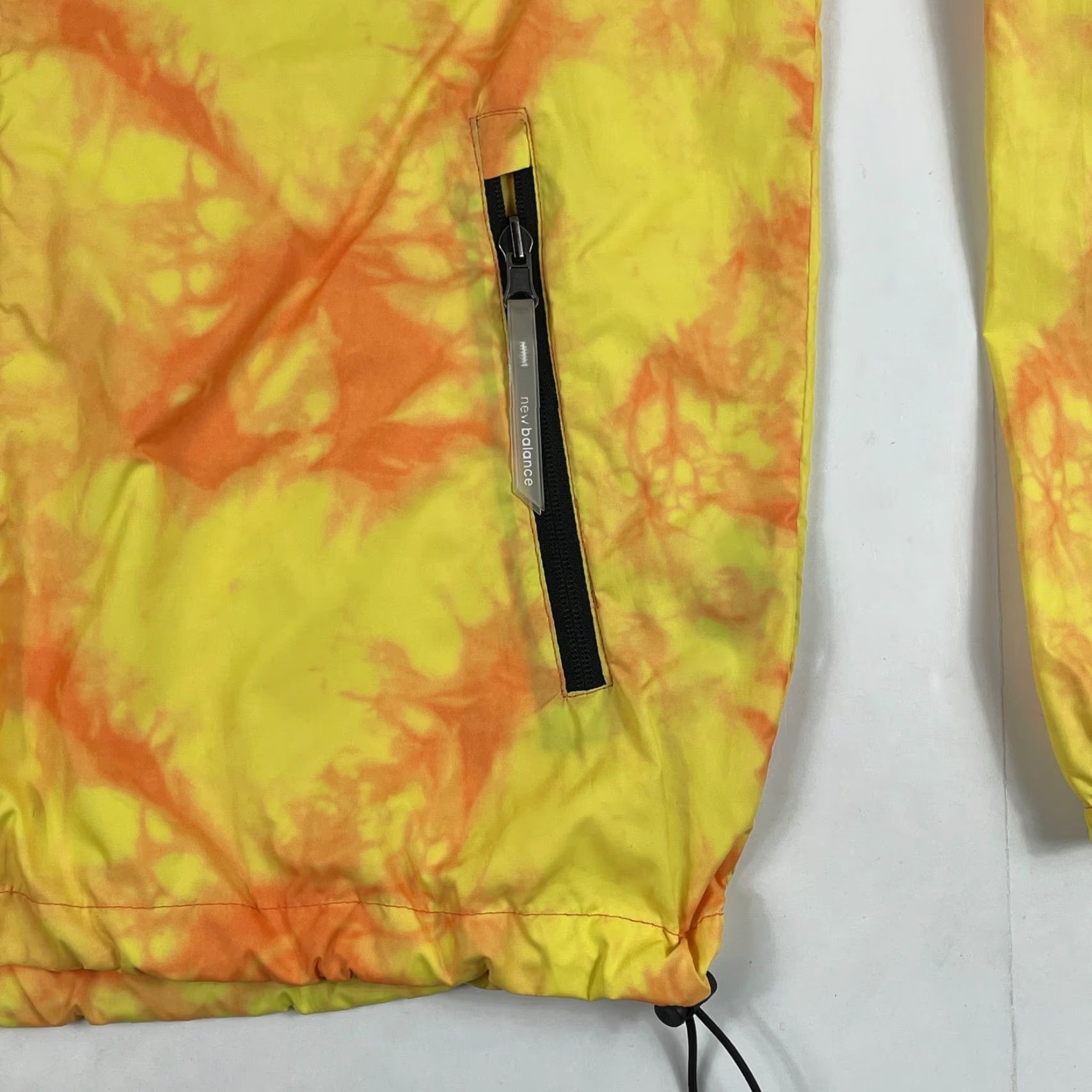 New Balance New Balance Jacket Mens M Yellow Tie Dye Hooded Full Zip Windbreaker Casual Outdoor Size US M / EU 48-50 / 2 - 5 Thumbnail