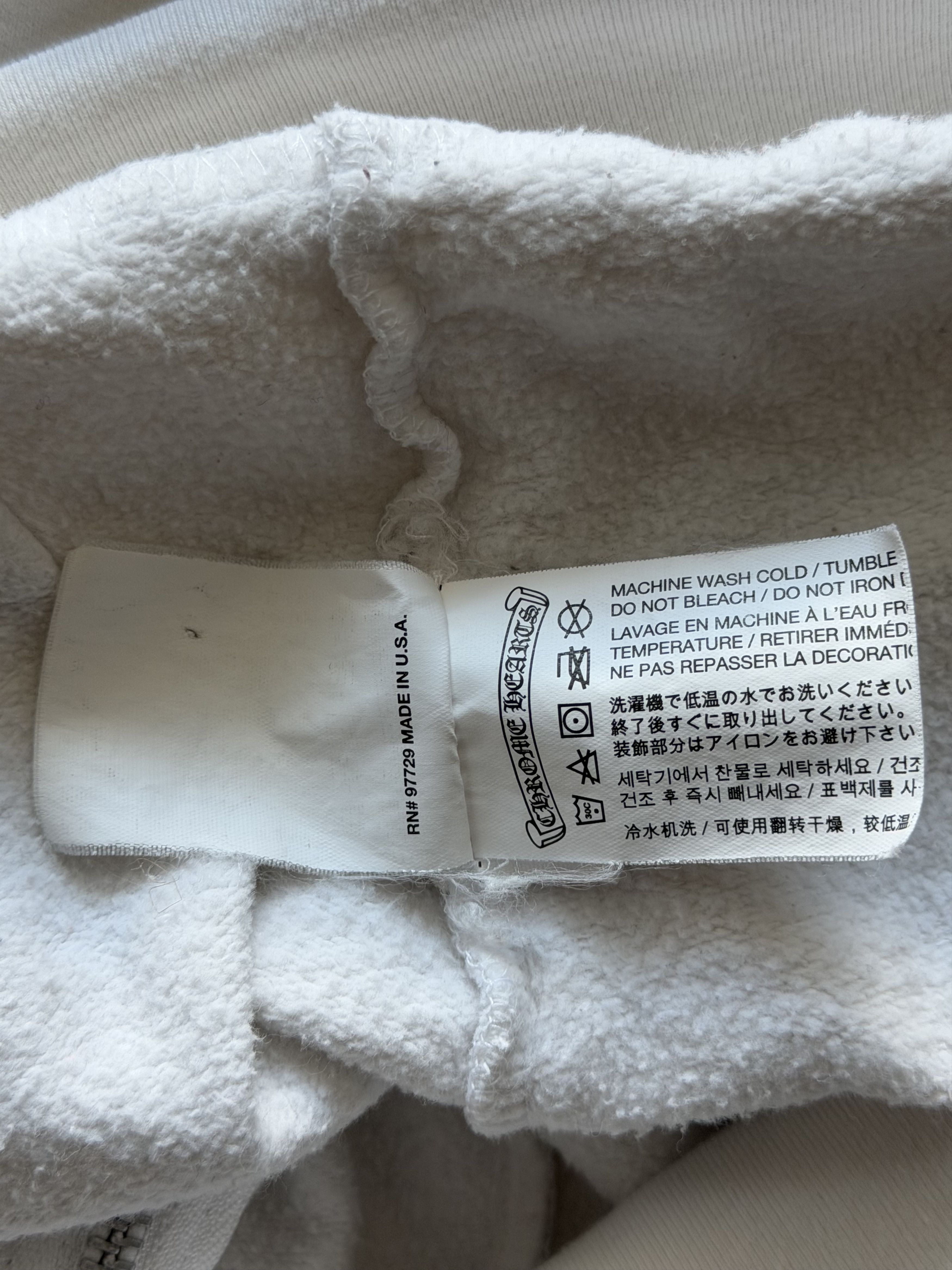 Chrome Hearts Chrome Hearts White & Black Eyechart Zip Up Hoodie Size US S / EU 44-46 / 1 - 5 Thumbnail