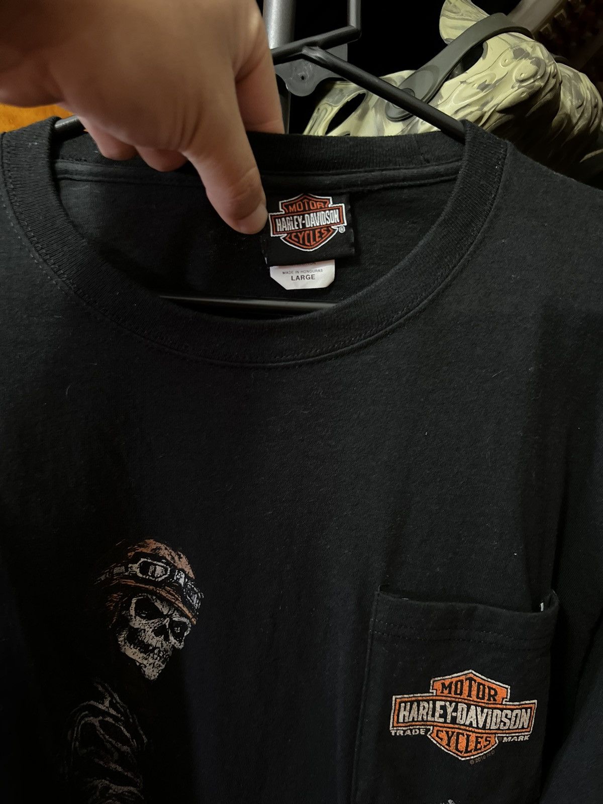 Harley Davidson × Vintage Harley Davidson Long Sleeve Size US L / EU 52-54 / 3 - 2 Thumbnail