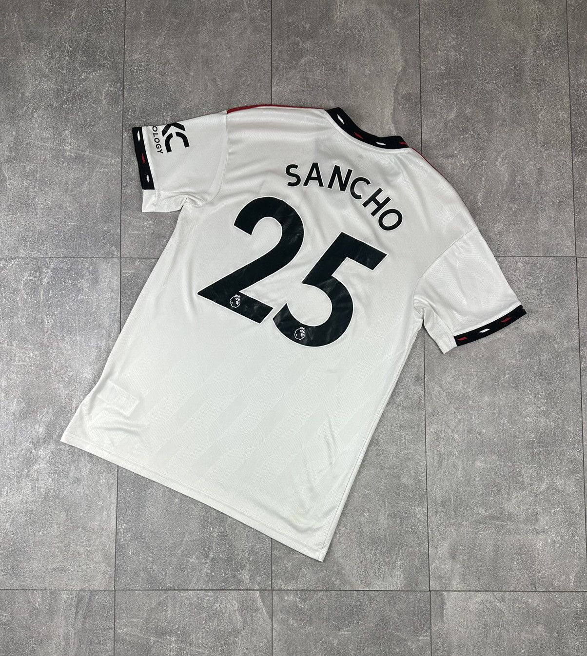 Adidas Adidas Manchester United #25 Sancho 2022/23 Away Jersey Size US M / EU 48-50 / 2 - 2 Thumbnail