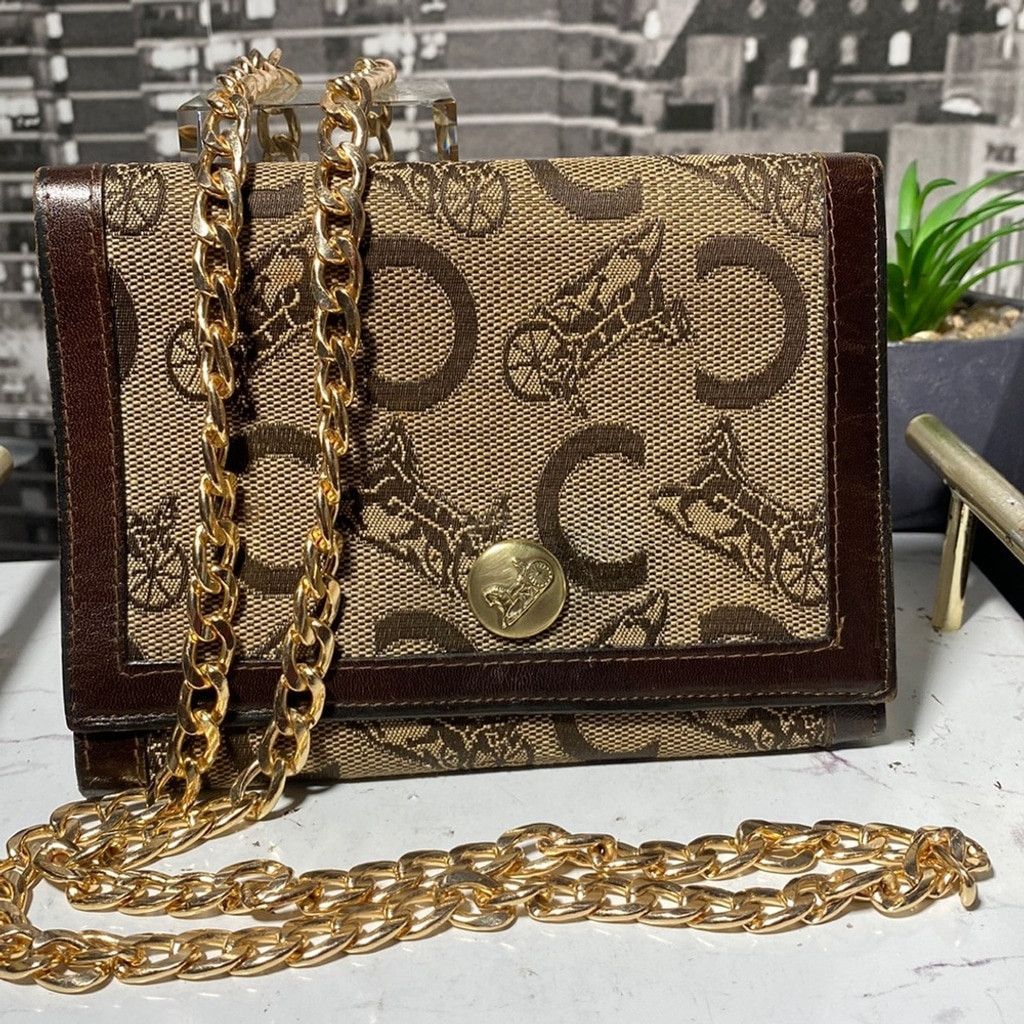 Celine Authentic CELINE Horse Carriage Wallet Size ONE SIZE - 1 Thumbnail