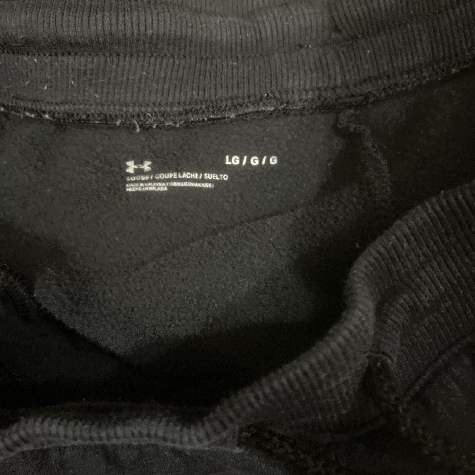 Under Armour UNDER ARMOUR joggers Womens large black with pockets Size 30" / US 8 / IT 44 - 5 Thumbnail