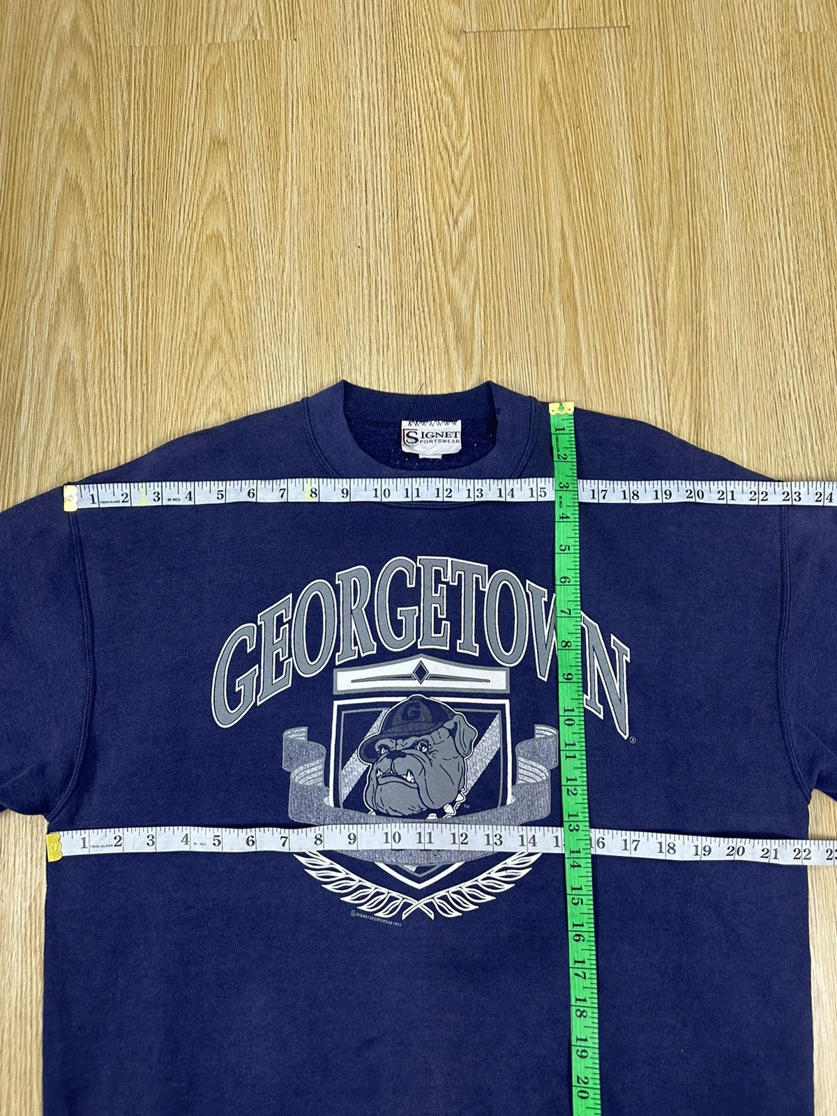Vintage Vintage 90s NBA Georgetown Hoyas Crewneck Z230 Size US L / EU 52-54 / 3 - 8 Thumbnail