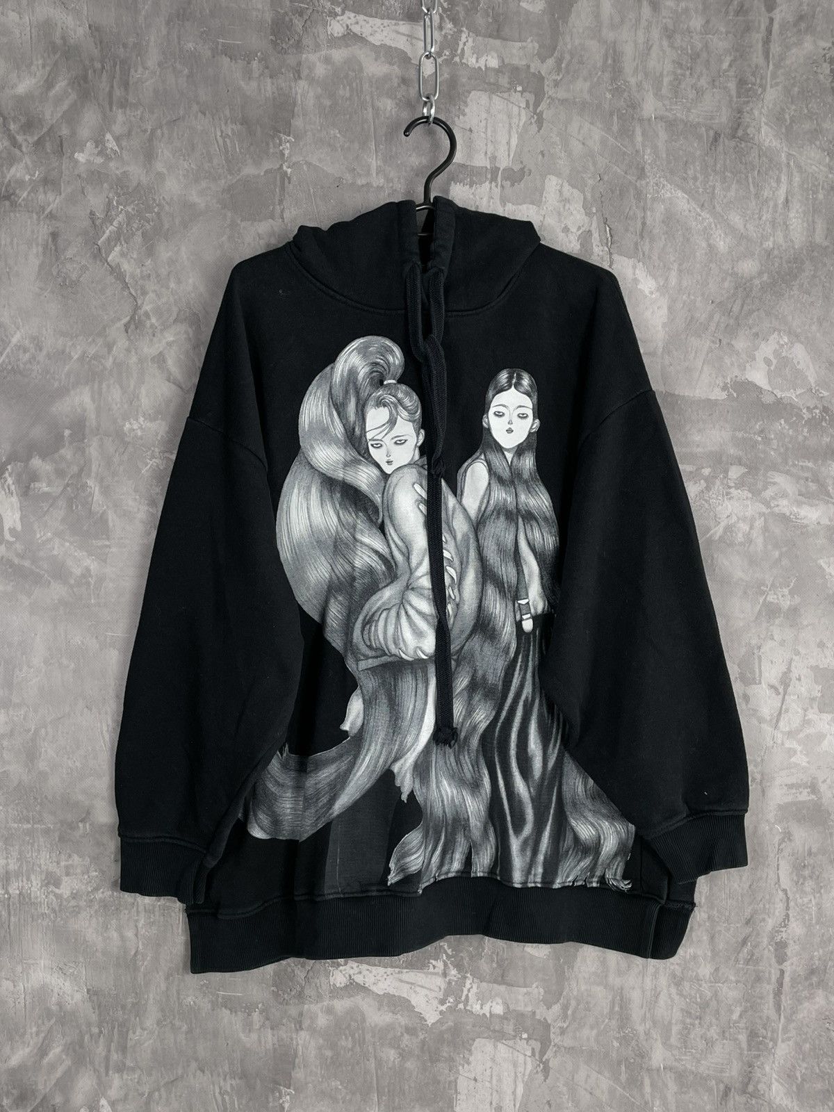 Designer × Zara Laura Laine X Zara Graphic Hoodie Size L / US 10 / IT 46 - 1 Thumbnail