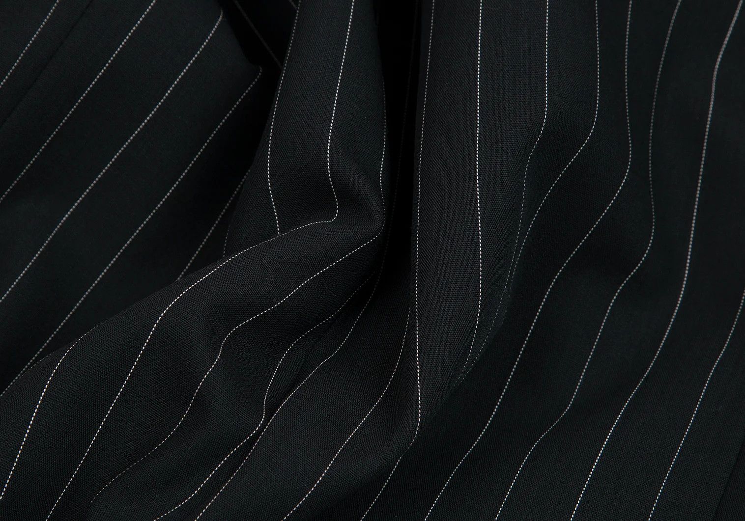 Jean Paul Gaultier Wool Stripe Jacket in Black, Size 48 Size US M / EU 48-50 / 2 - 16 Thumbnail