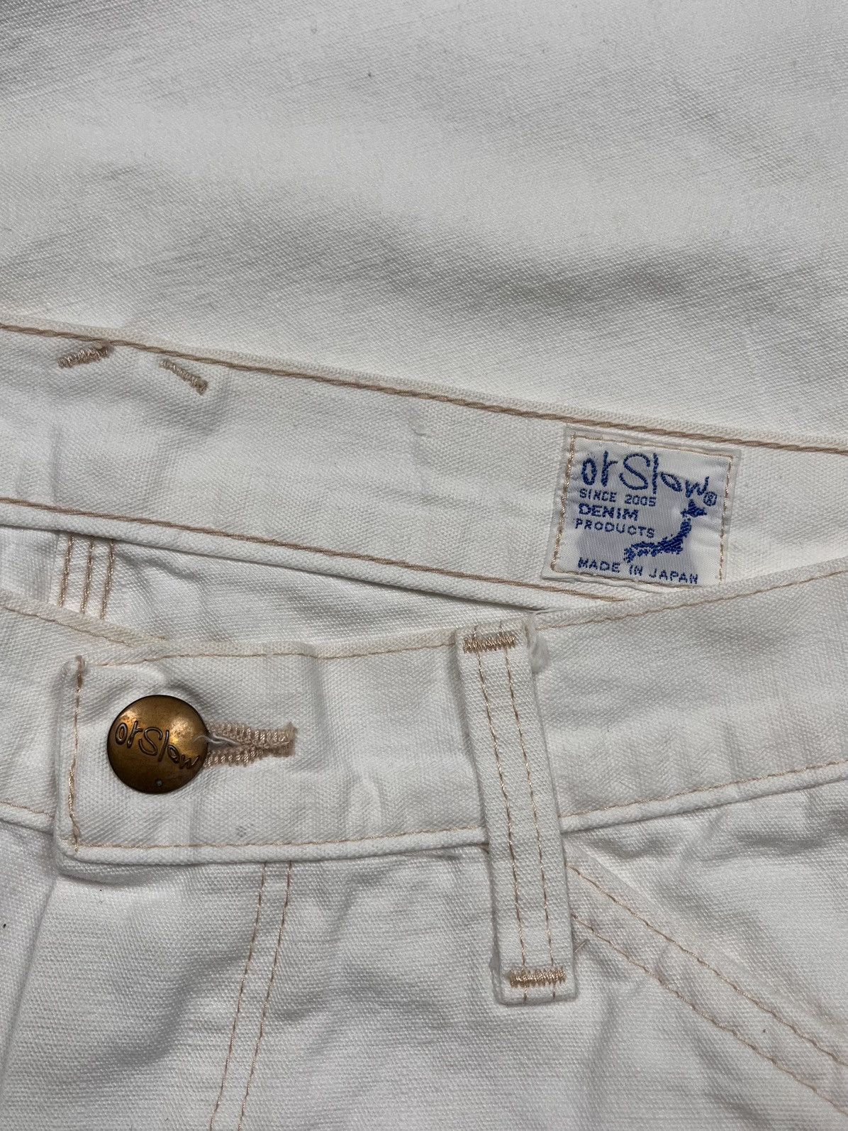 Orslow Vtg Orslow Carpenter Pants White Size US 29 - 8 Thumbnail