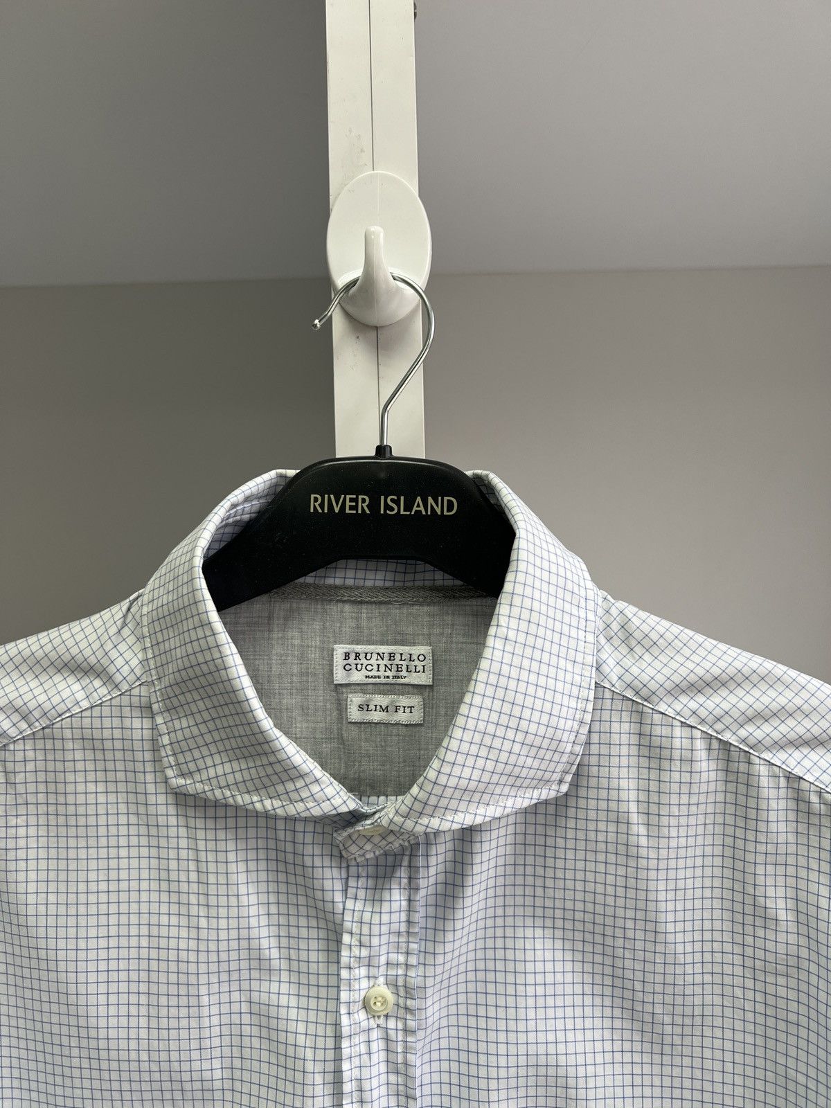 Brunello Cucinelli × Designer × Vintage Vintage Brunello Cucinelli Old Money Style Button up shirt Size US XL / EU 56 / 4 - 9 Thumbnail