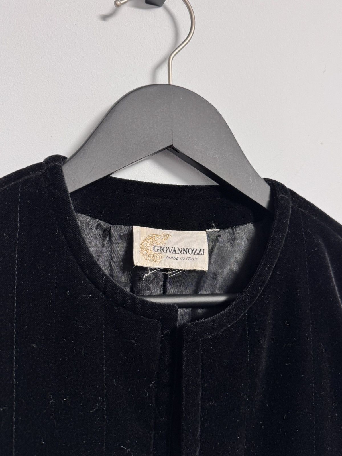 Designer × Japanese Brand Giovannozzi Velvet Women’s Blazer Jacket Size M / US 6-8 / IT 42-44 - 4 Thumbnail