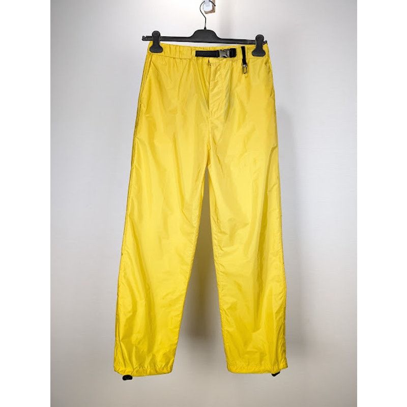 Prada o1rshd1 Re-Nylon Piuma Trousers in Yellow Size US 30 / EU 46 - 3 Thumbnail