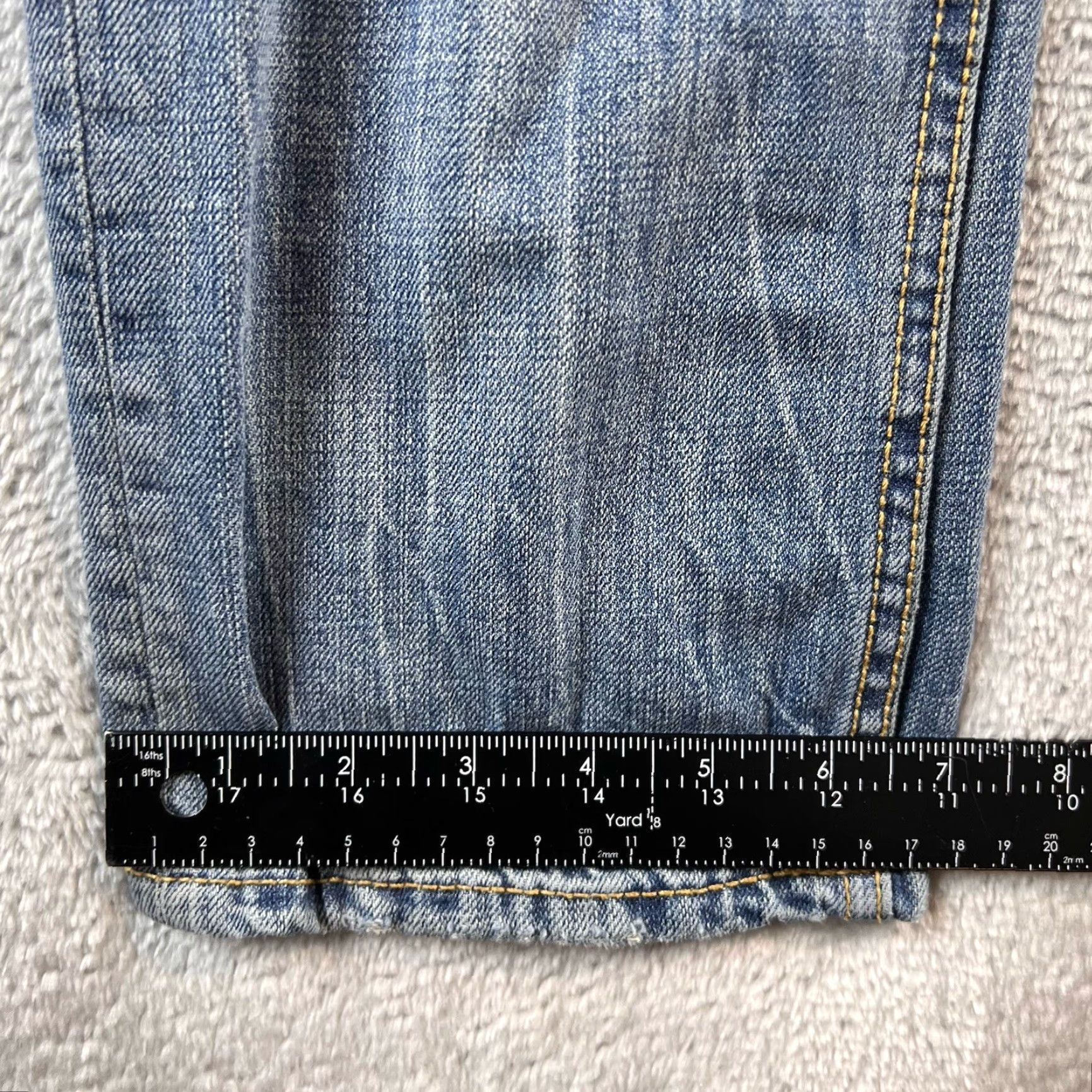 American Eagle Outfitters VINTAGE American Eagle Jeans Slim Straight Distressed Blue 30x30 Mens 90s Rock USA Grunge Style Jeans Size US 30 / EU 46 - 7 Thumbnail