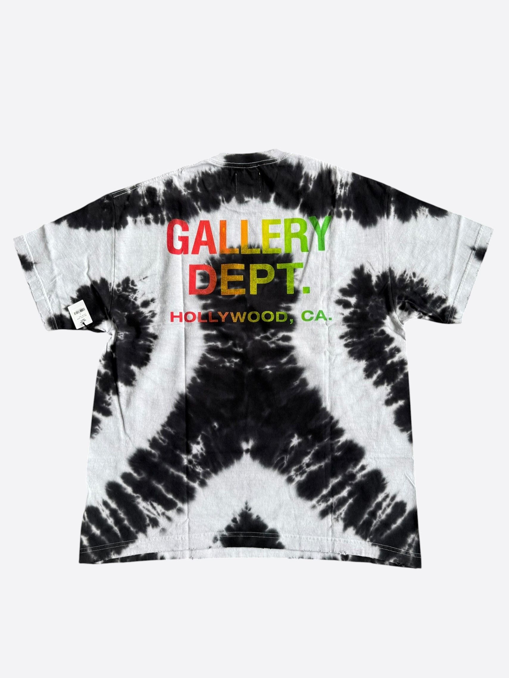 Gallery Dept. Gallery Dept Black & White Tie-Dye Gradient Logo T-Shirt Size US M / EU 48-50 / 2 - 2 Thumbnail