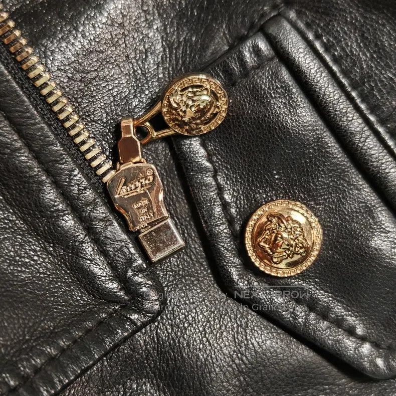 Versace Versace Motorcycle leather jacket Size US XXL / EU 58 / 5 - 7 Thumbnail