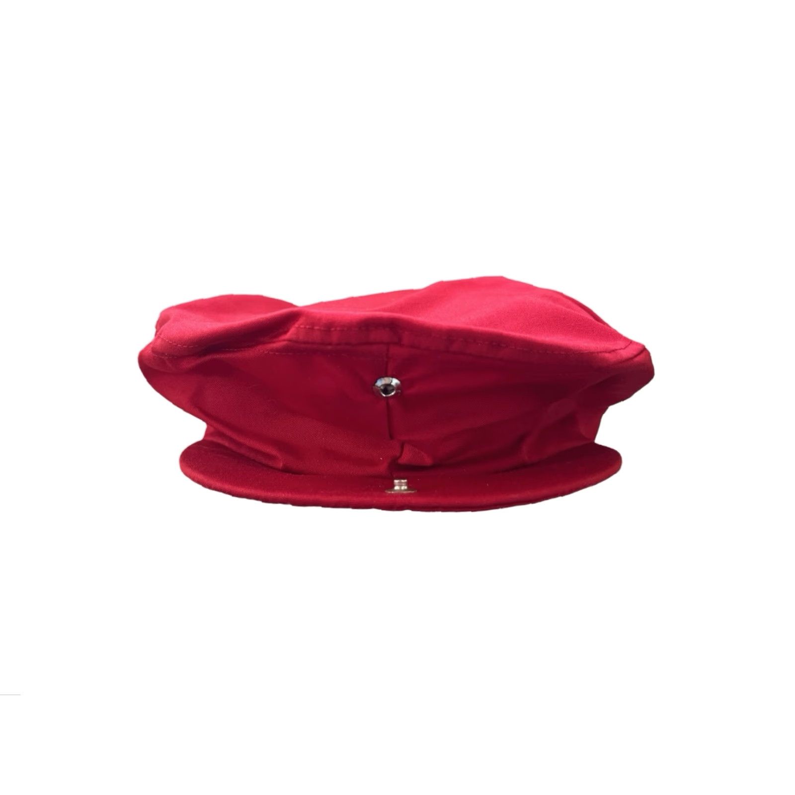 Vintage VINTAGE cabbie drivers flat cap hat Mens Large Red 90s deadstock NWOT USA Slim Snap On Bill Size ONE SIZE - 8 Thumbnail