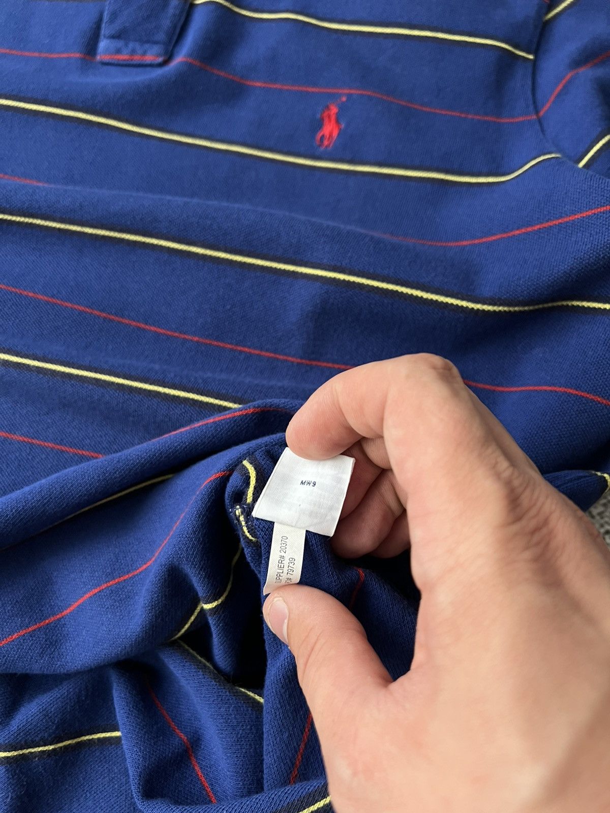 Polo Ralph Lauren Vintage Ralph Lauren Striped Polo Shirt XL – Red Pony Size US XL / EU 56 / 4 - 8 Thumbnail