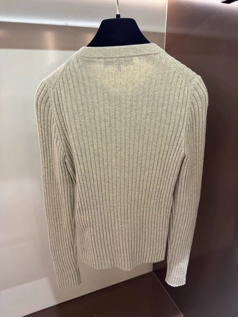 Loro Piana LORO PIANA Gray green cashmere zip sweater Size M / US 6-8 / IT 42-44 - 5 Thumbnail