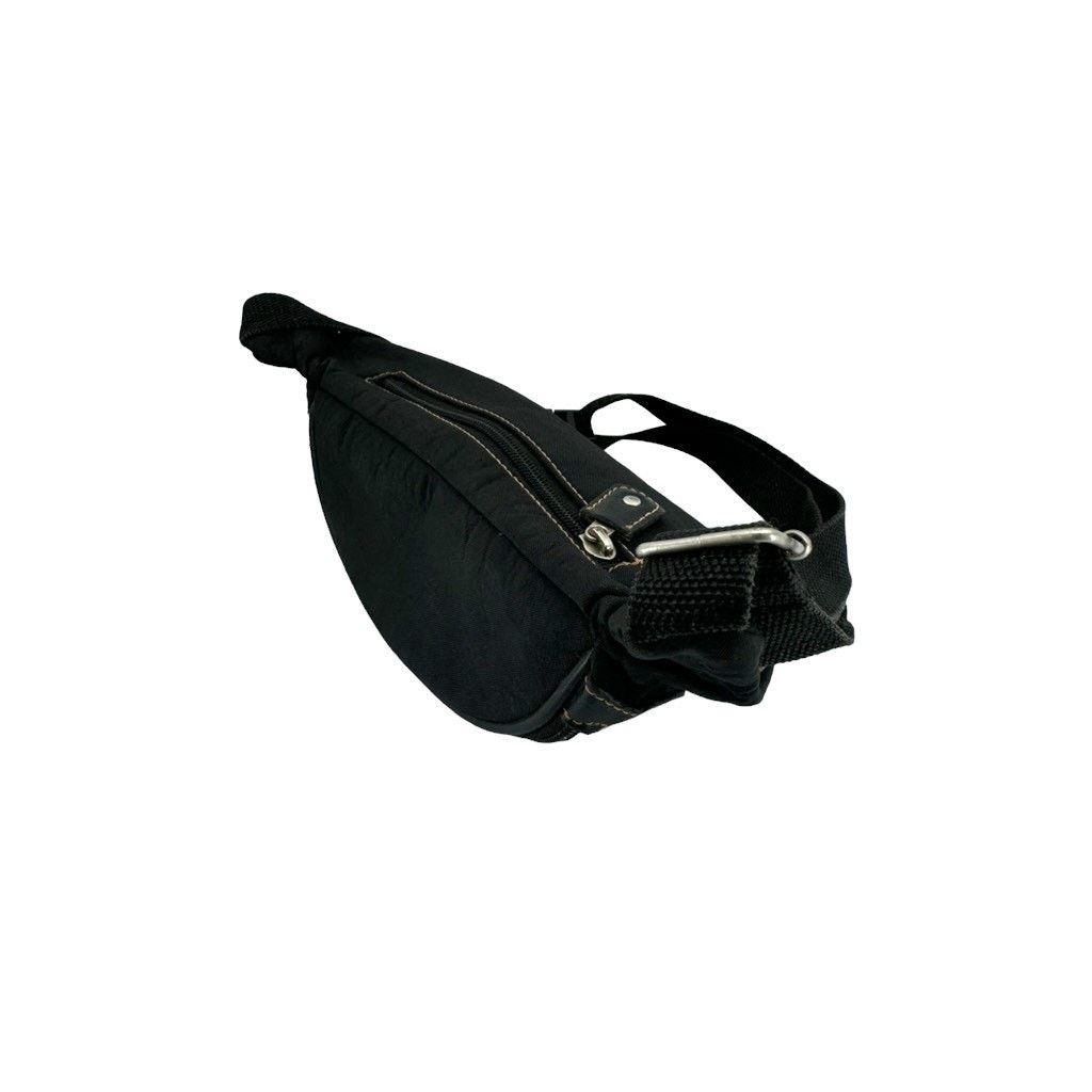Designer × Vintage Vintage Mouflon Canvas Leather Waist Belt Bag Size ONE SIZE - 4 Thumbnail