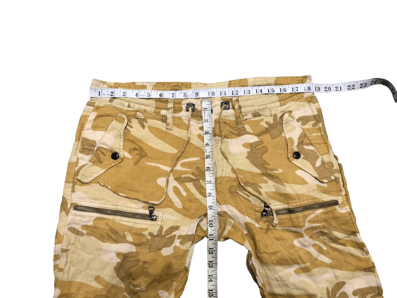 Beams Plus 🇯🇵Beams Yellow Camouflage Bondage Multipocket Cargo Pants Size US 37 - 20 Thumbnail