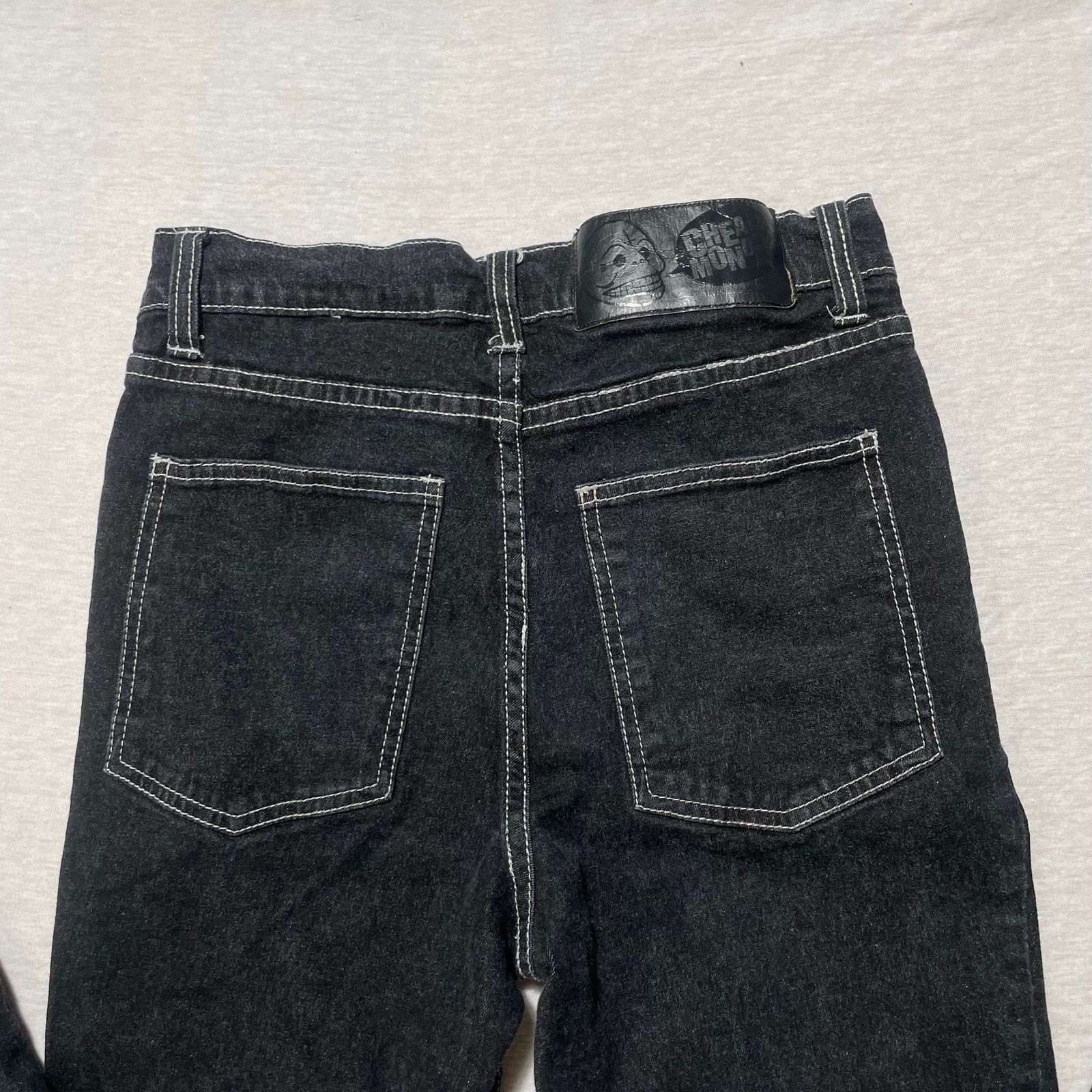 Cheap Monday Cheap Monday Straight Leg Spel Black Jeans Size (28x34) Size 28" / US 6 / IT 42 - 5 Thumbnail