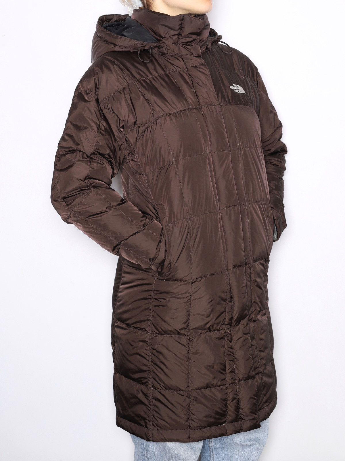 The North Face The North Face 600 Brown Down Puffer Jacket Parka Coat Hood Size XS / US 0-2 / IT 36-38 - 3 Thumbnail