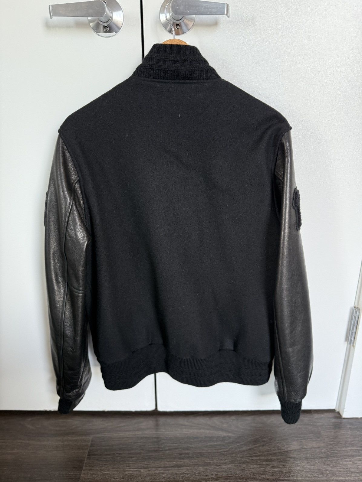 The Brooklyn Circus LIMITED EDITION Triple Black Resistance Varsity Jacket Size US L / EU 52-54 / 3 - 2 Thumbnail