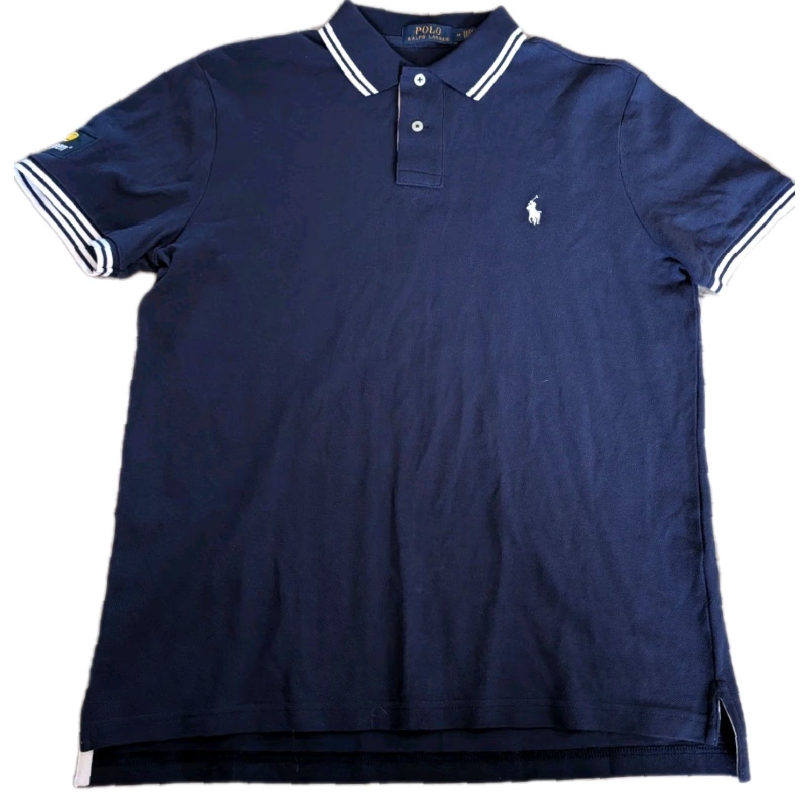 Polo Ralph Lauren Polo Ralph Lauren US Open Polo Shirt Mens Medium Blue Tennis Casual Activewear Size US M / EU 48-50 / 2 - 2 Thumbnail