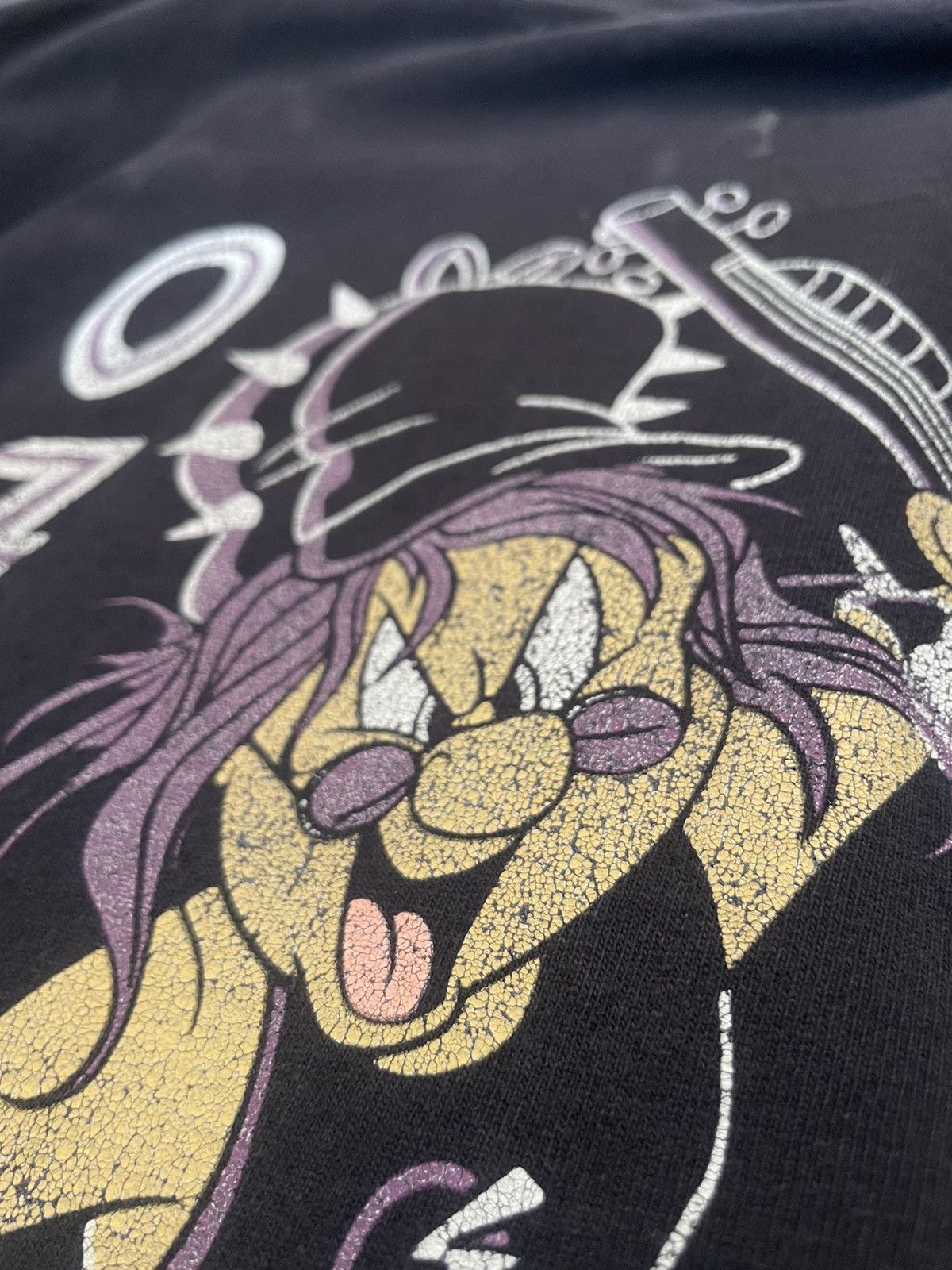Band Tees × Designer × Vintage Rare Collectible looney tunes Ozzy Webbsitslayer cartoon Tee Size US XL / EU 56 / 4 - 4 Thumbnail