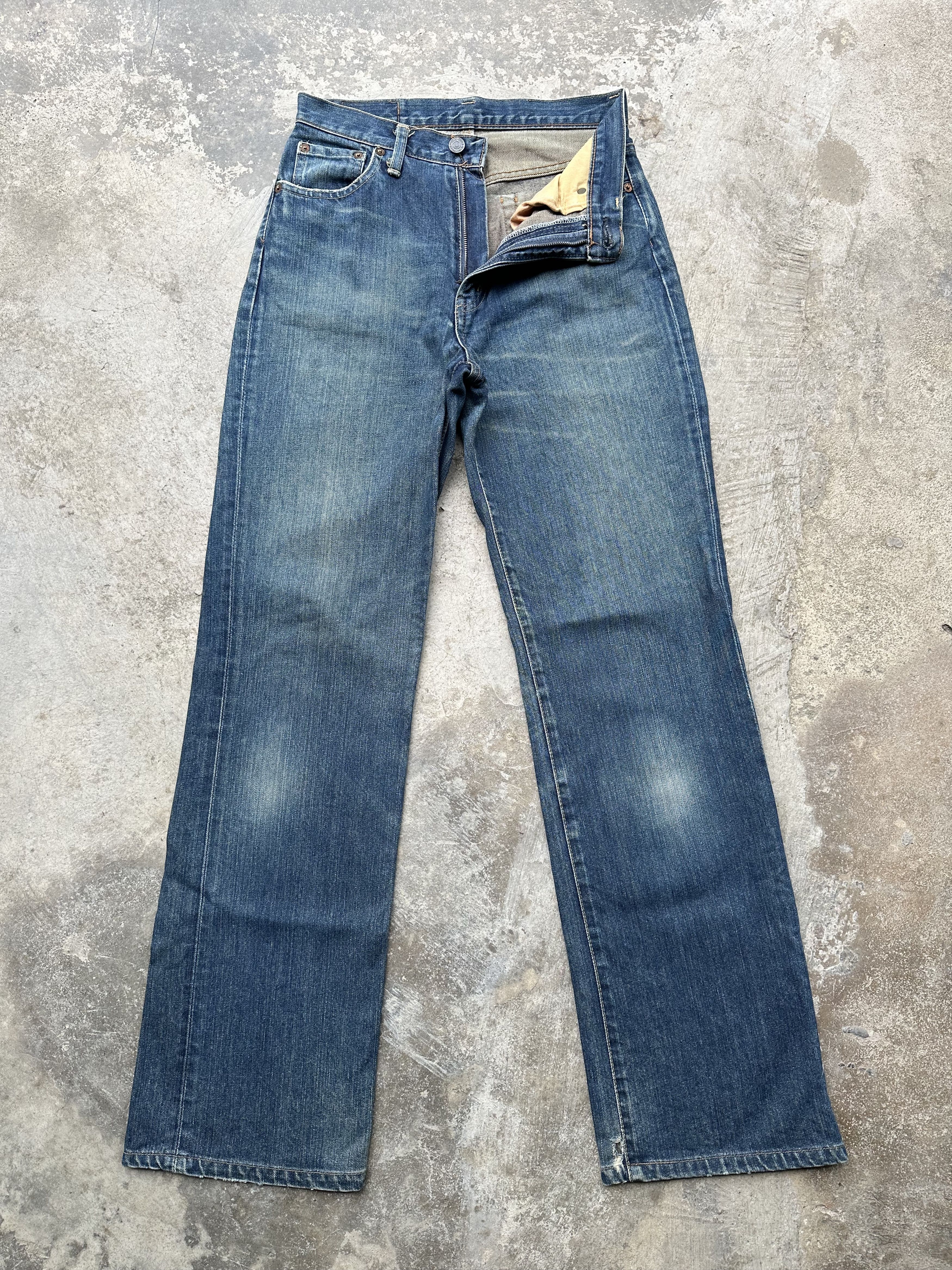 Japanese Brand Japanese Brand Wow Distressed Denim Flare Jeans Size US 28 / EU 44 - 2 Thumbnail