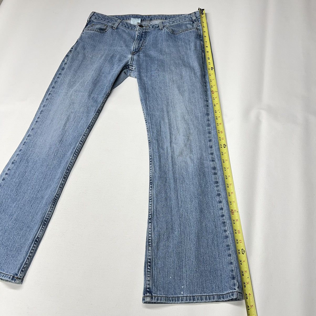 Carhartt Carhartt Jeans 14X32 Curvy Fit Blue Denim Washed Faded Worn Size 36" / US 14 / IT 50 - 14 Thumbnail