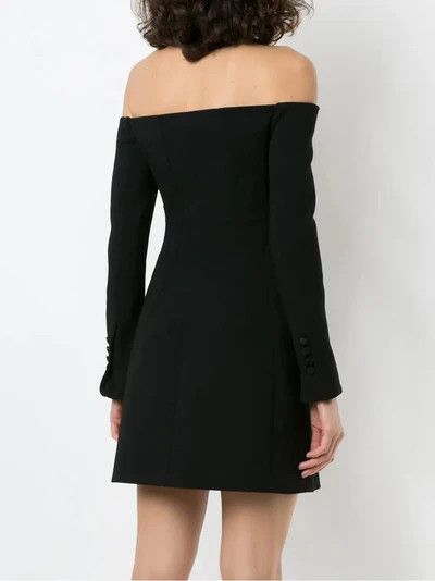 Dolce & Gabbana o1y0825 Blazer Mini Dress in Black Size S / US 4 / IT 40 - 3 Thumbnail
